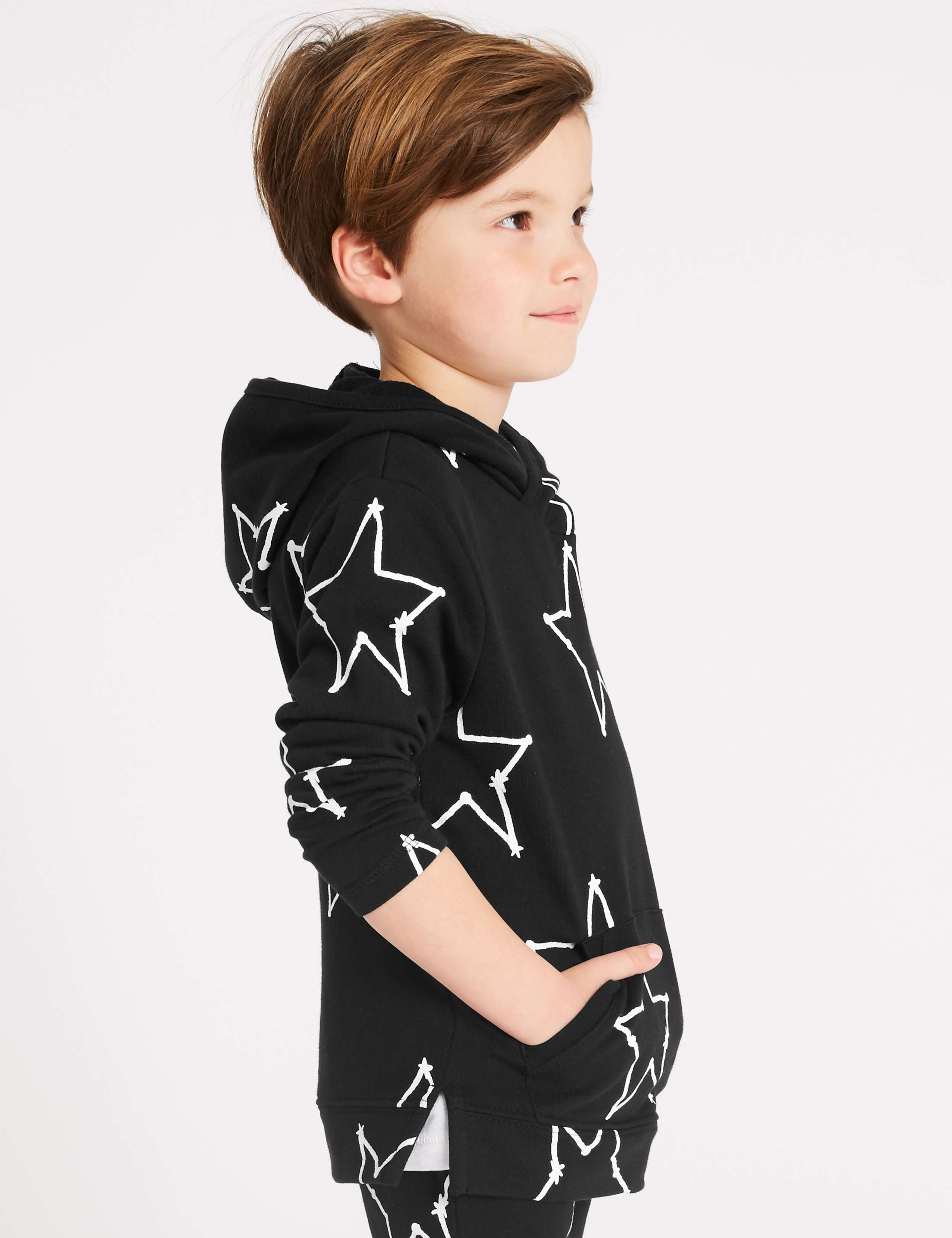 Pure Cotton Hooded Jumper (3 Months - 7 Years) 2 of 2