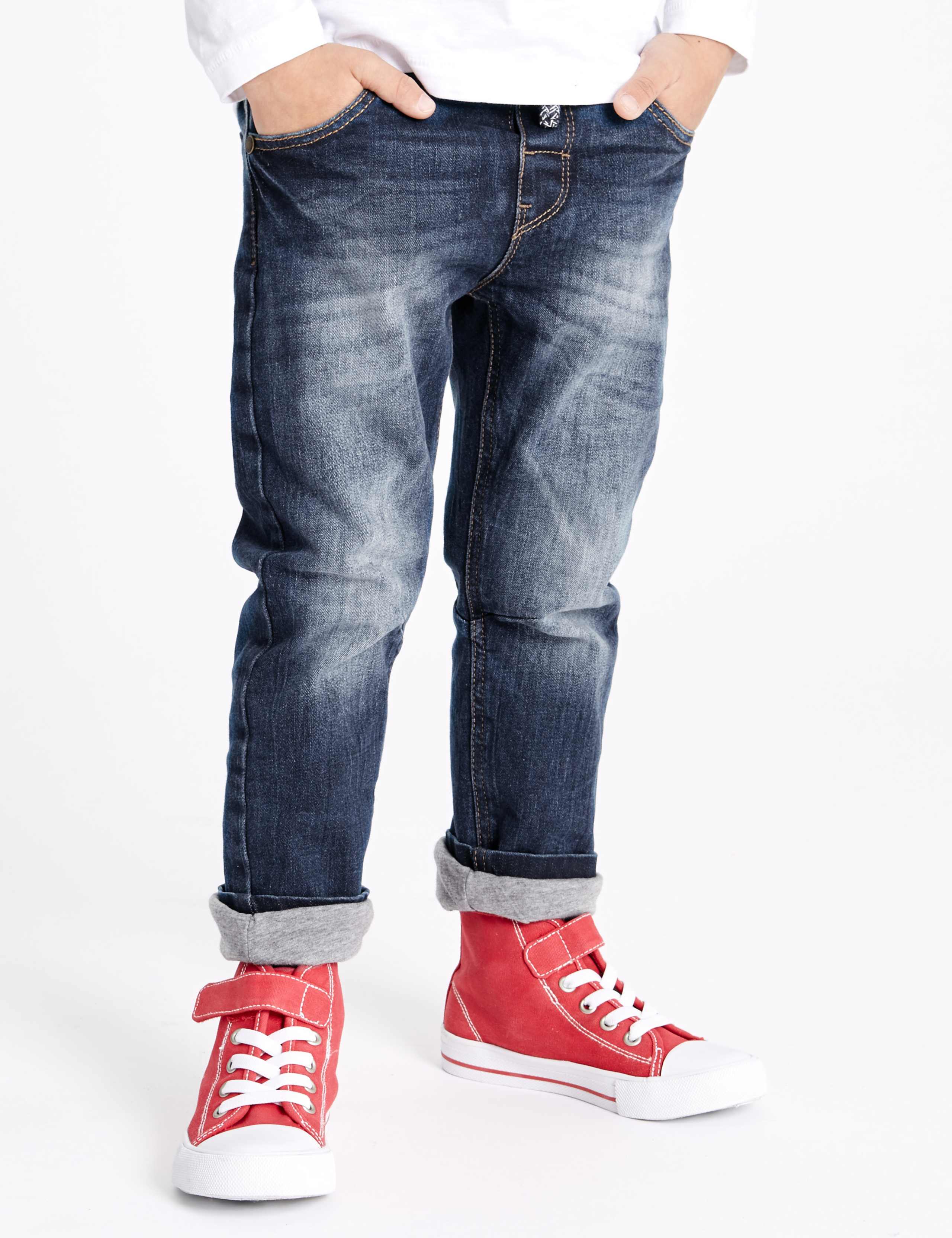 Cotton Pull On Lined Jeans with Stretch (3 Months - 5 Years) 3 of 6