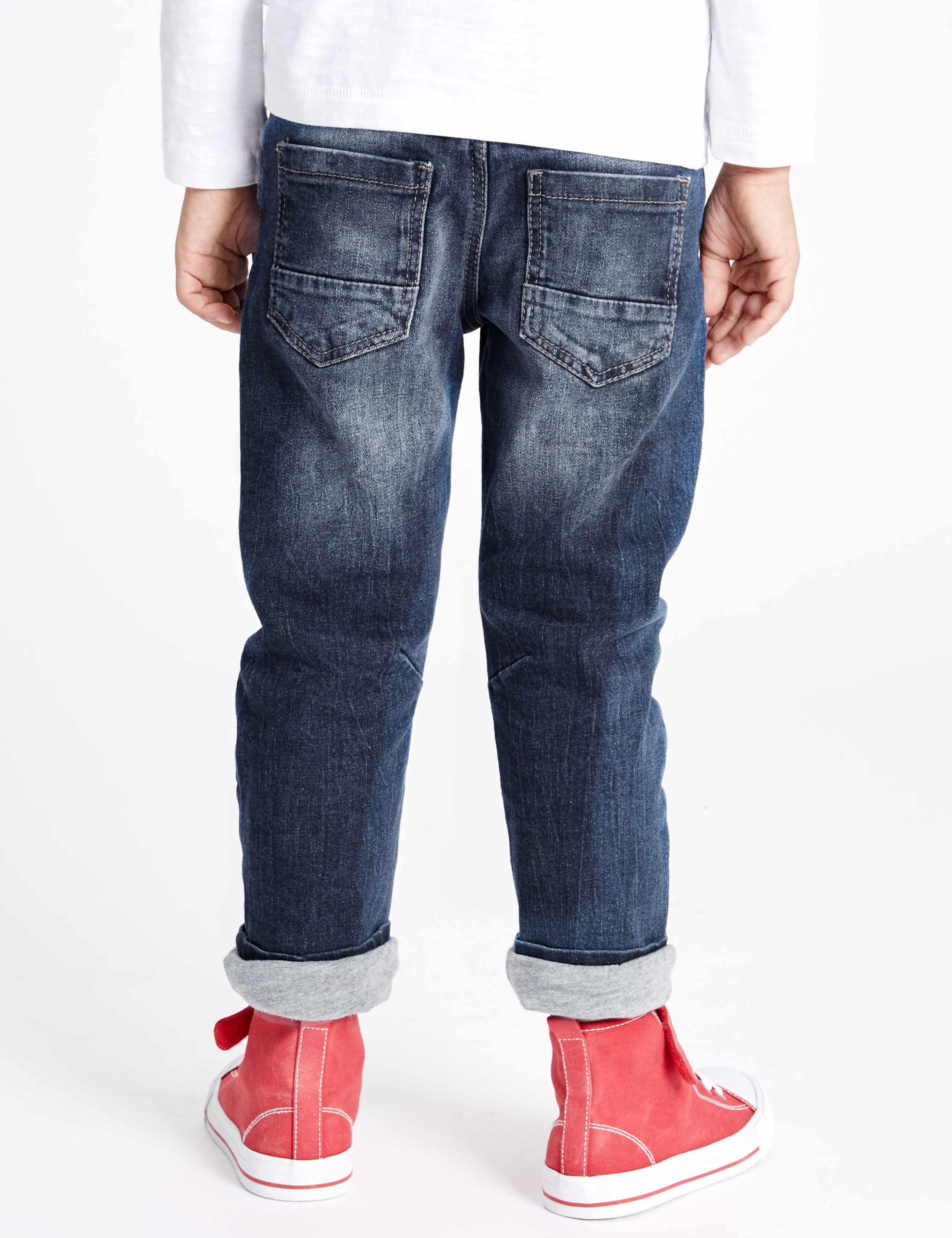 Cotton Pull On Lined Jeans with Stretch (3 Months - 5 Years) 4 of 6