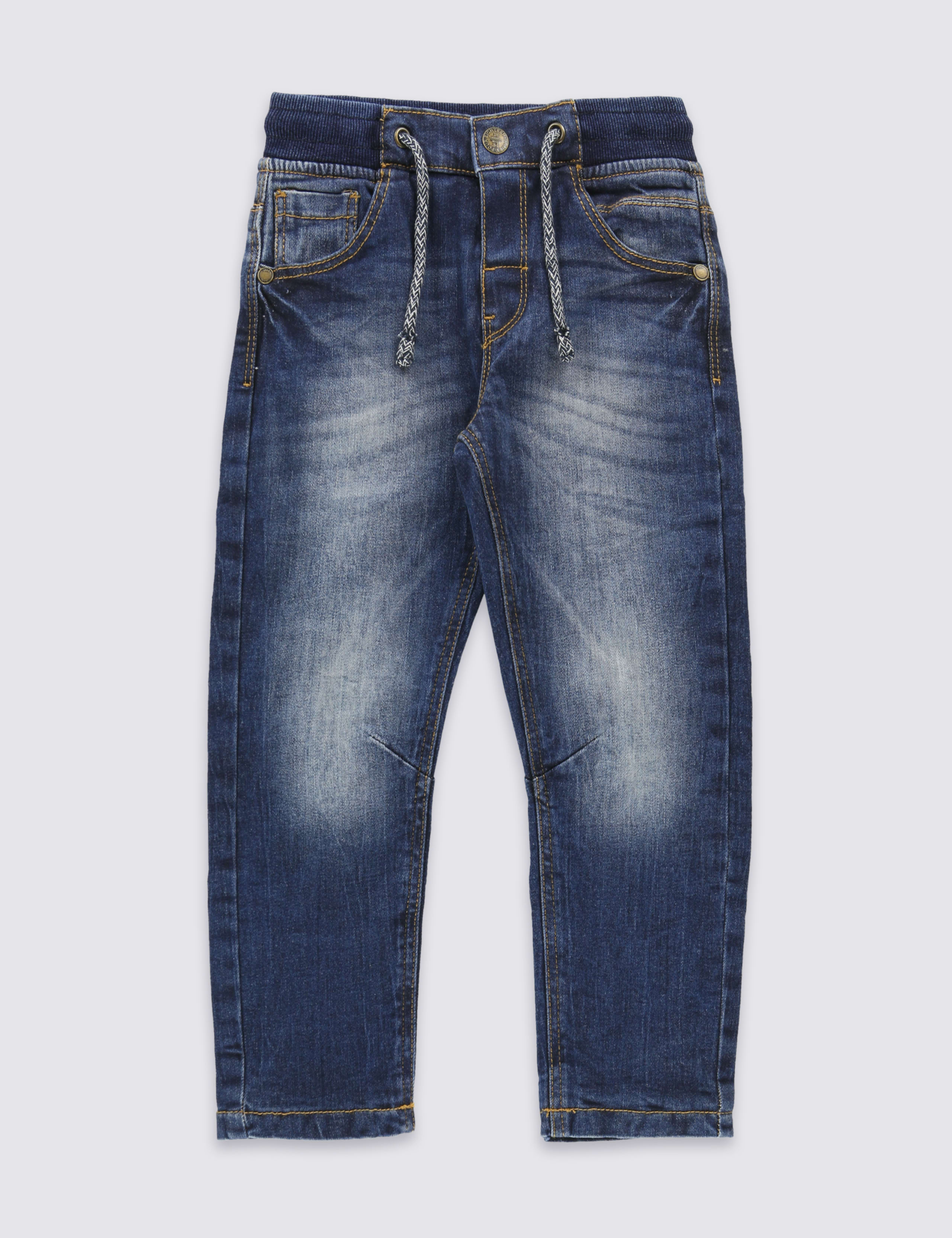 Cotton Pull On Lined Jeans with Stretch (3 Months - 5 Years) 2 of 6