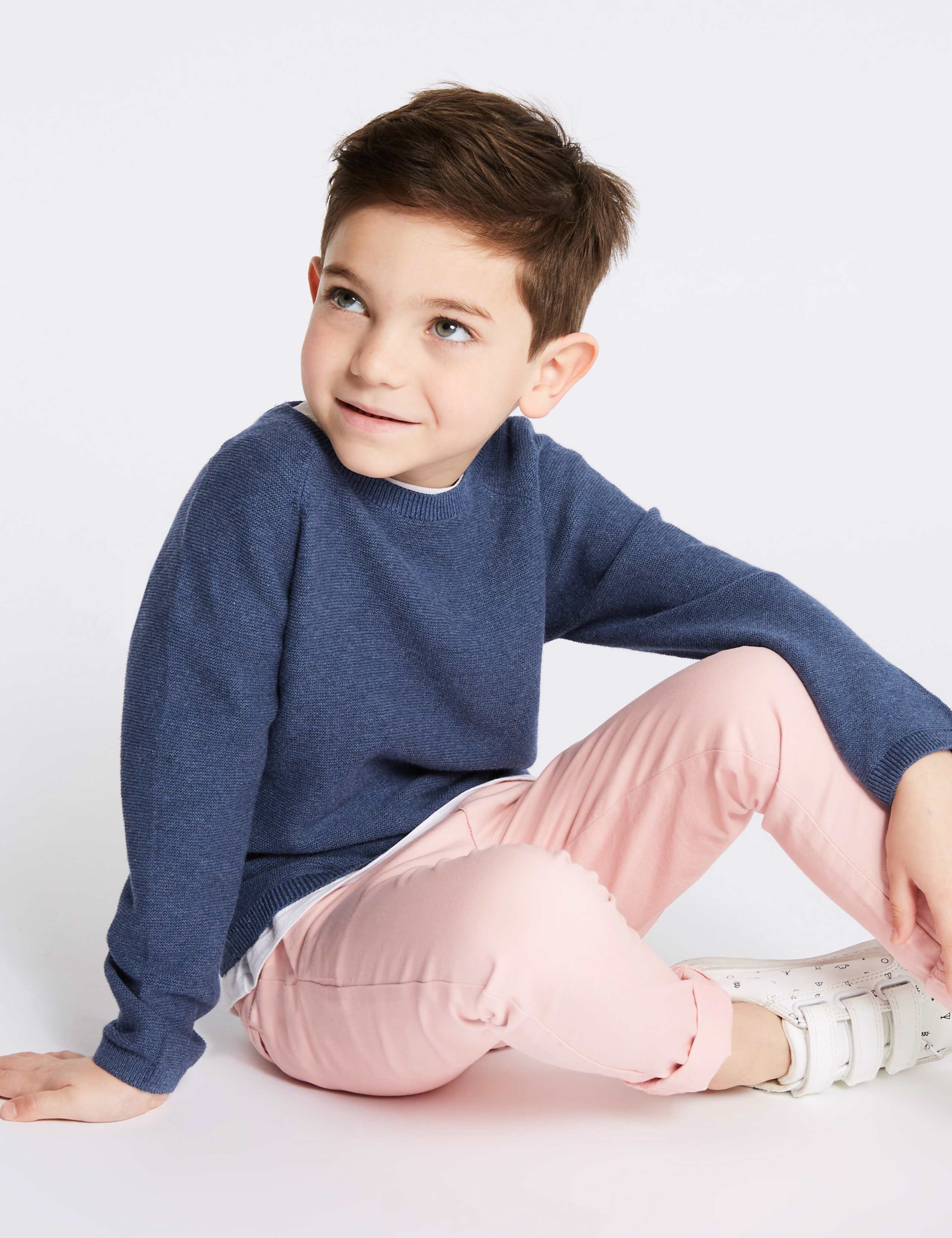 Pure Cotton Knitted Jumper (3 Months - 7 Years) 1 of 2