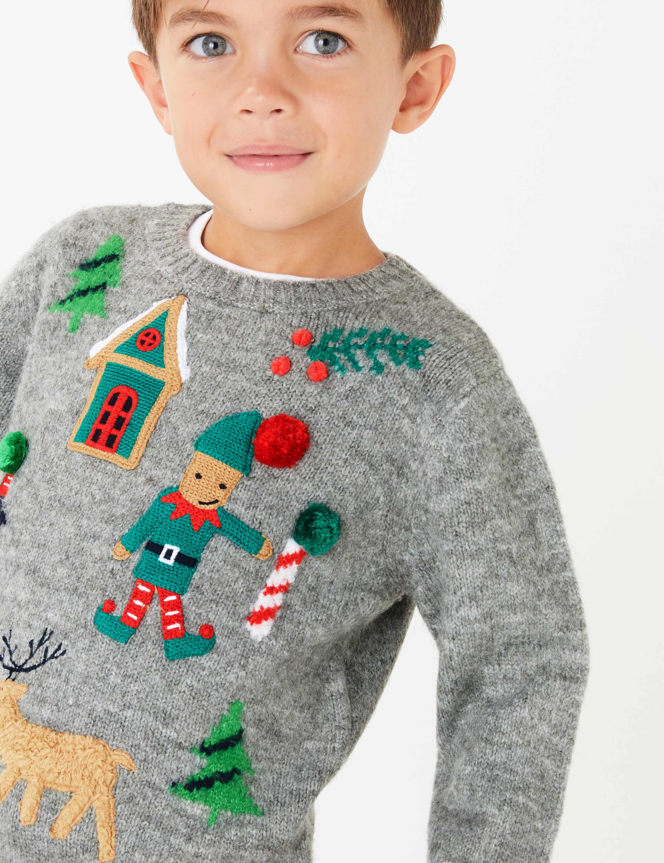 Christmas Applique Jumper (3 Months - 7 Years) 3 of 4