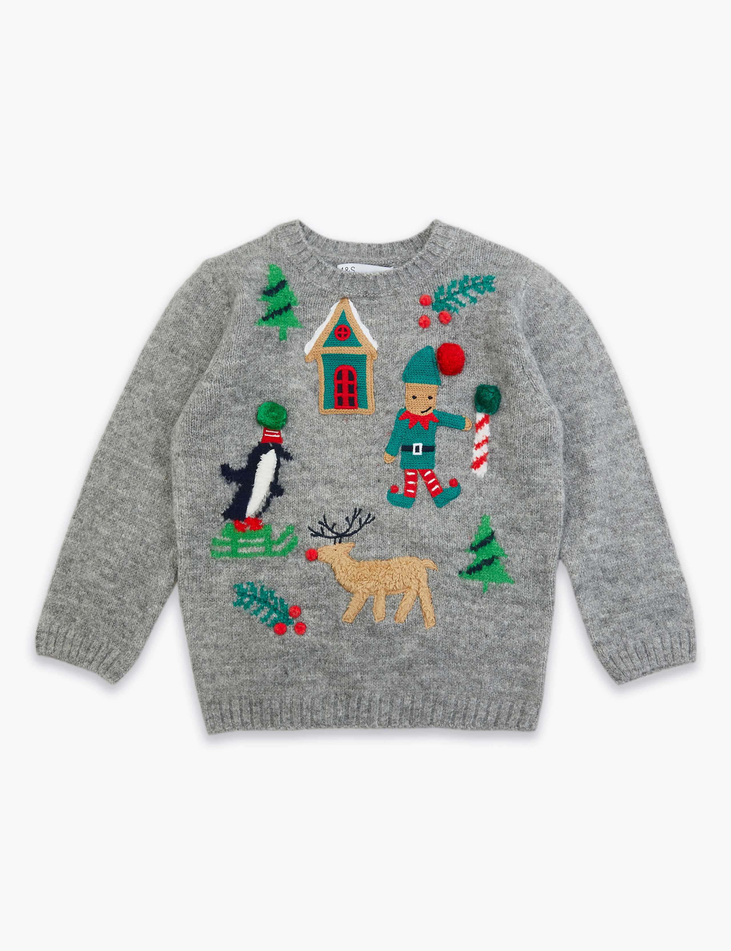 Christmas Applique Jumper (3 Months - 7 Years) 2 of 4
