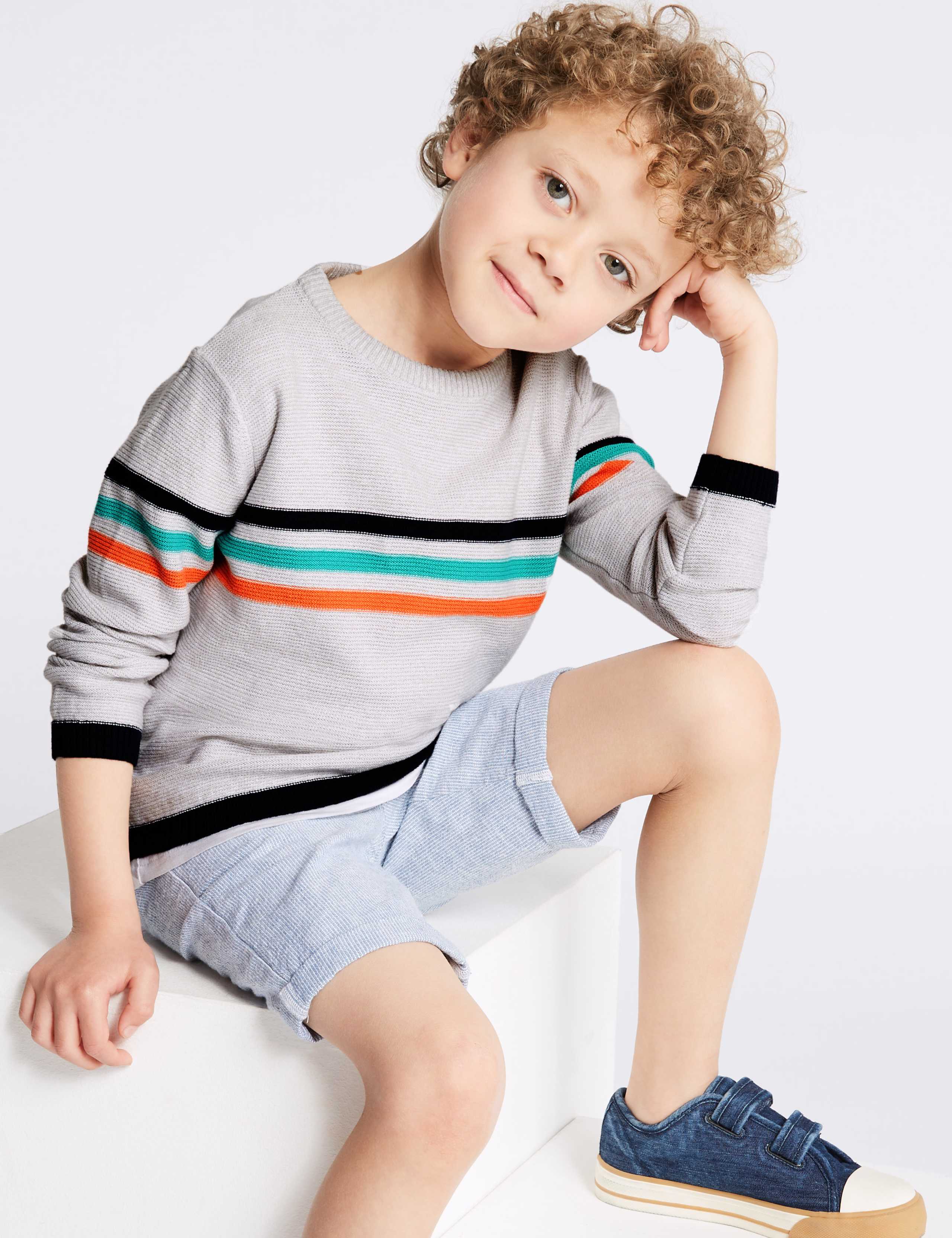 Pure Cotton Retro Jumper (3 Months - 7 Years) 1 of 3