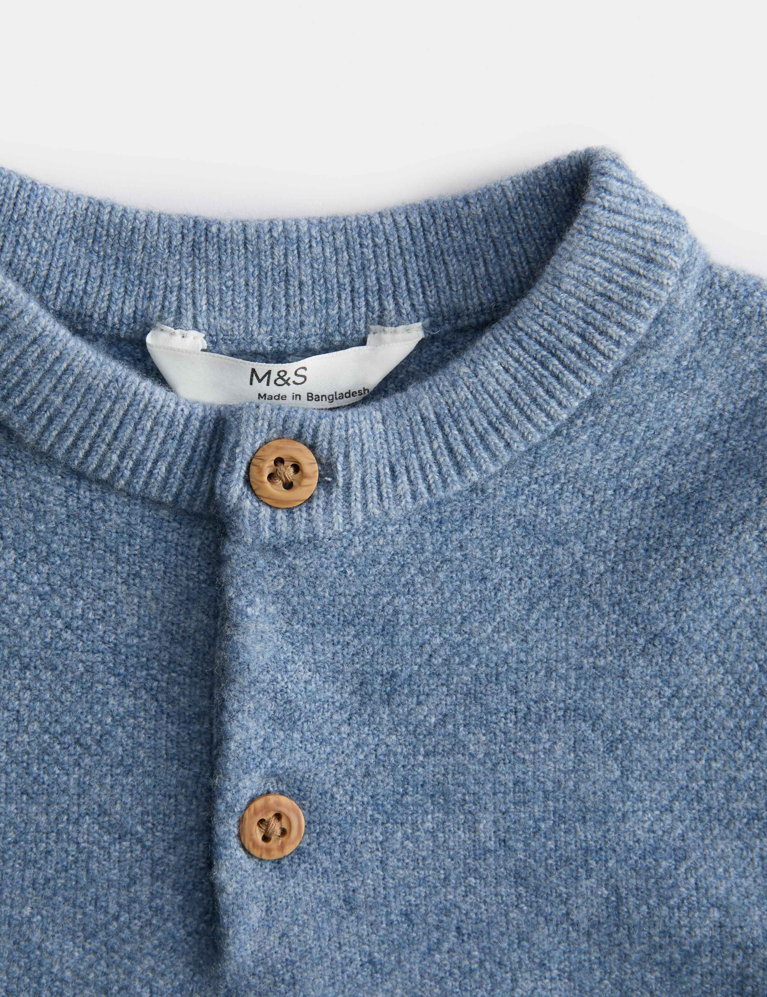 Henley Knitted Jumper (0-8 Yrs) 3 of 4