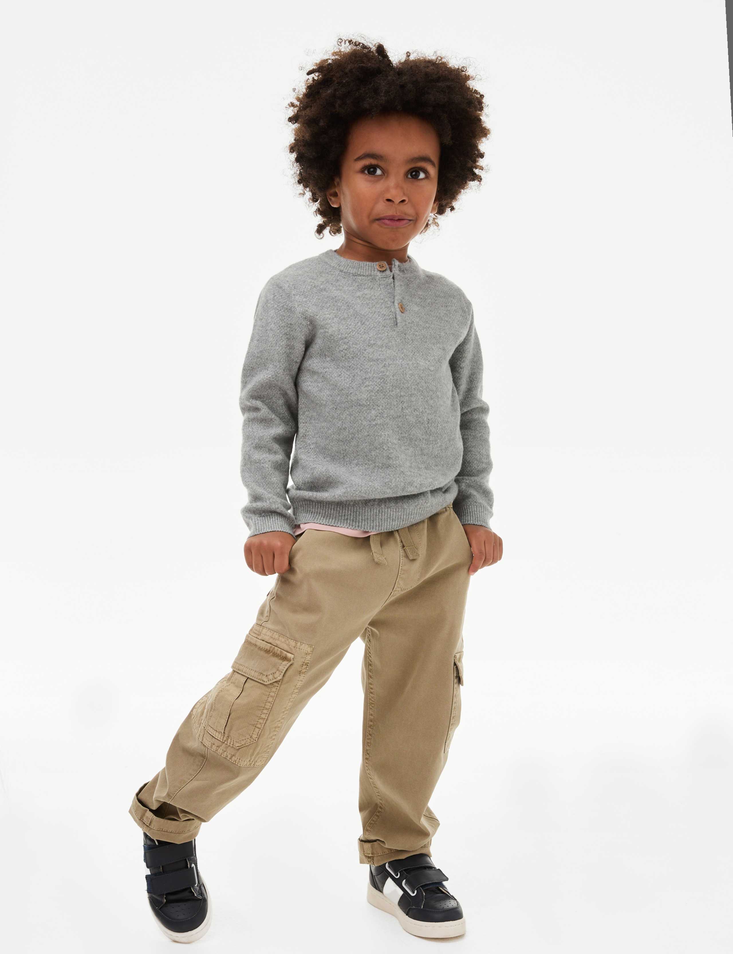 Henley Knitted Jumper (0-8 Yrs) 3 of 4