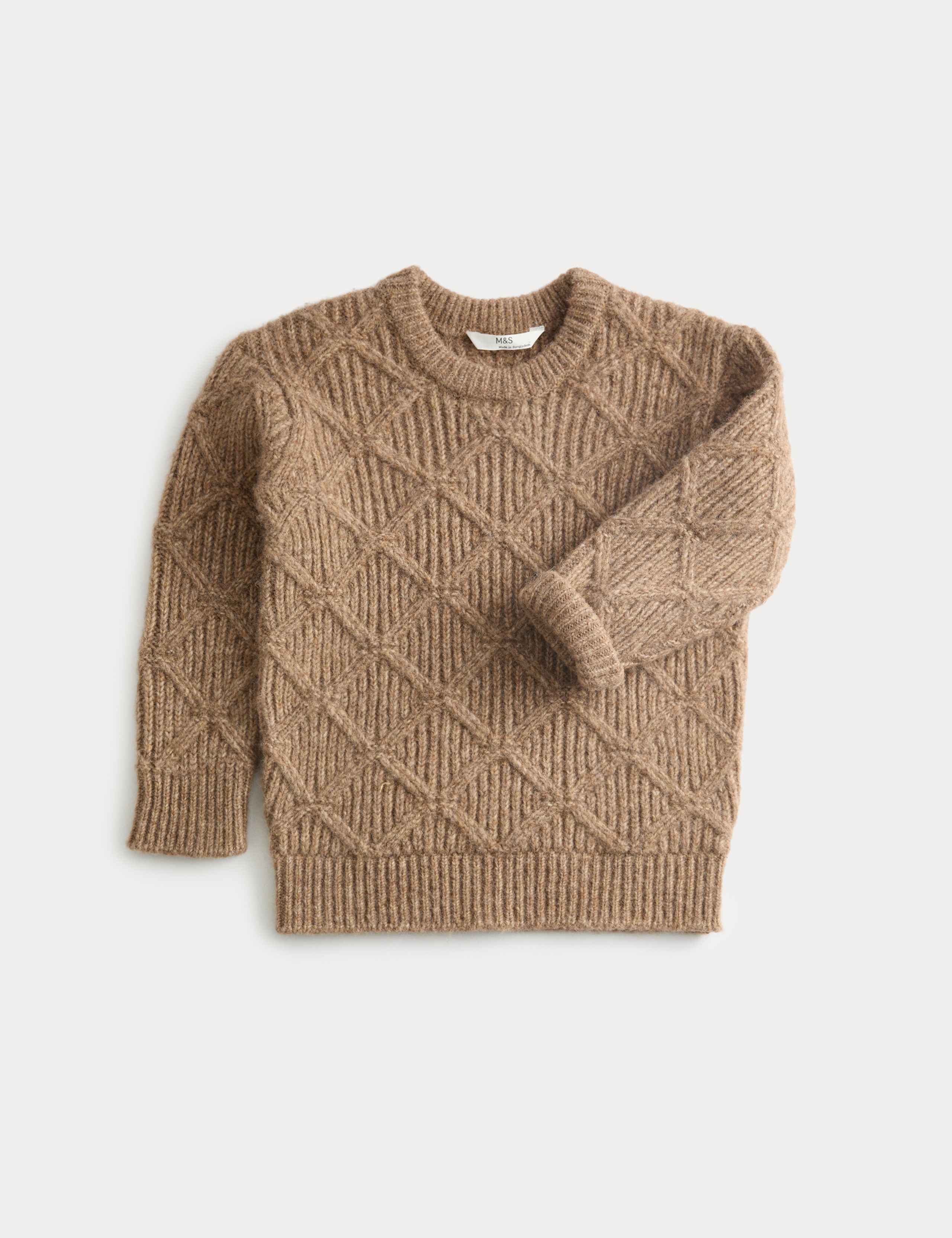 Cable Knit Jumper (2-8 Yrs) 1 of 2