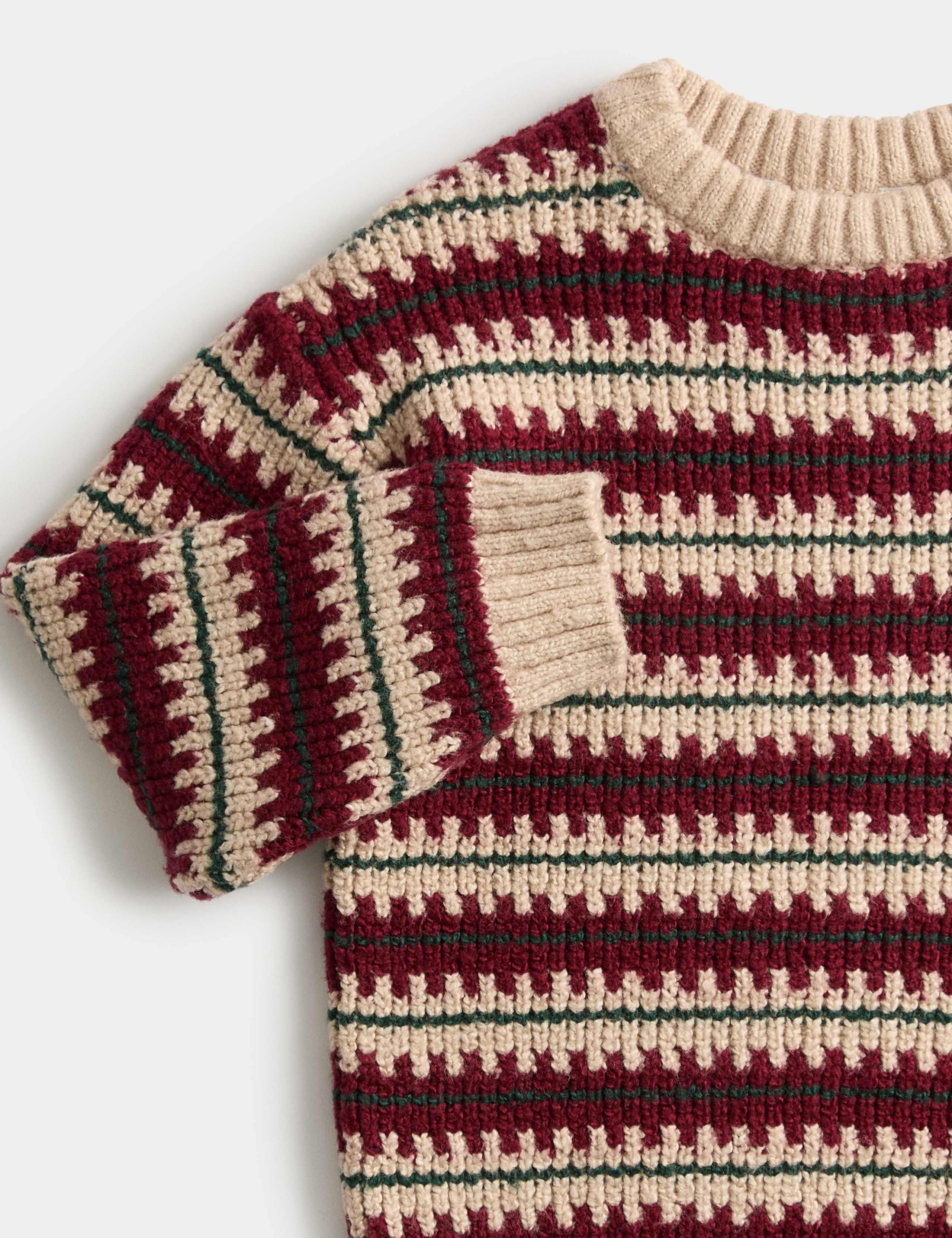 Cotton Blend Striped Jumper (2-8 Yrs) 2 of 2