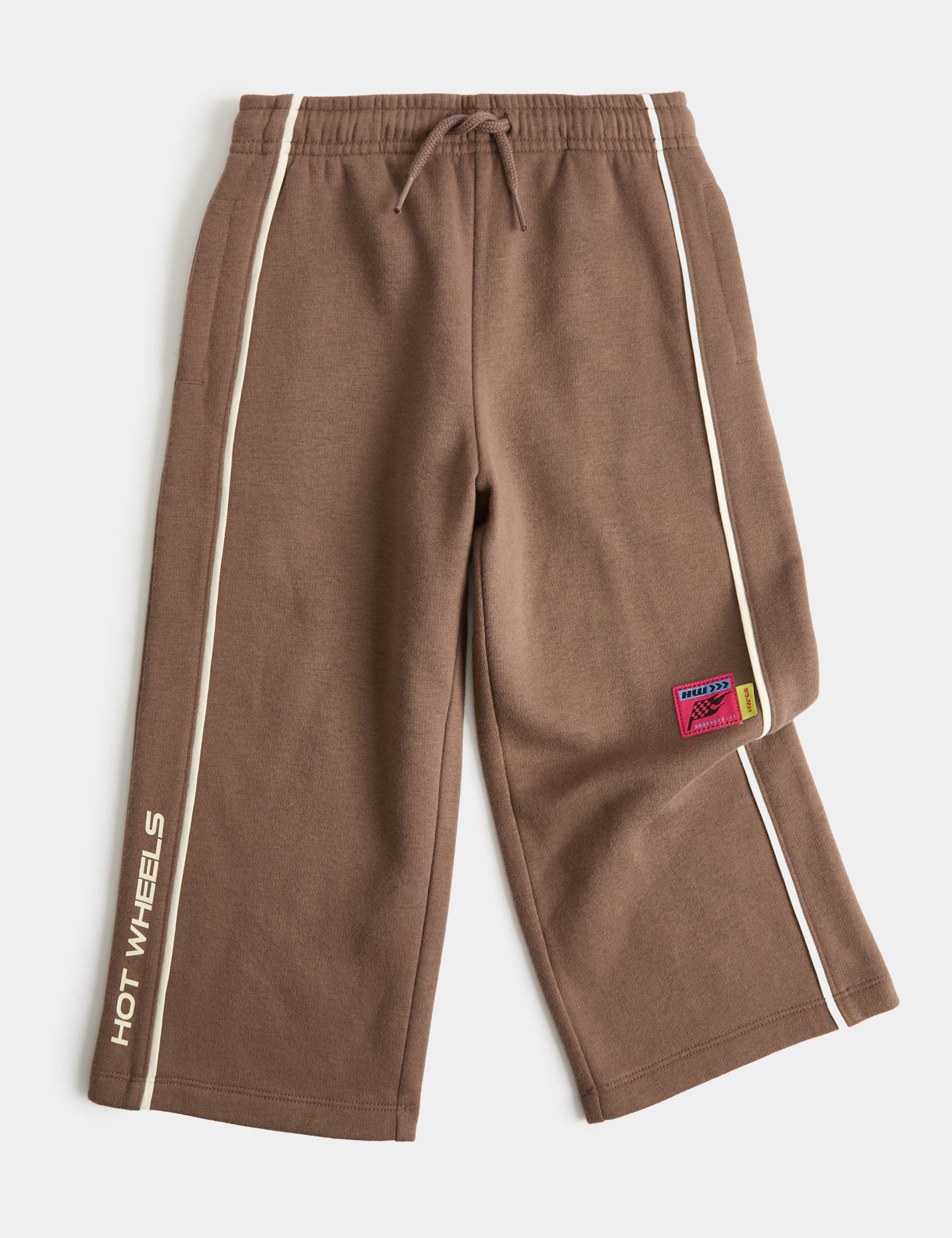 Cotton Rich Hot Wheels™ Wide Leg Joggers (2-8 Yrs) 1 of 2