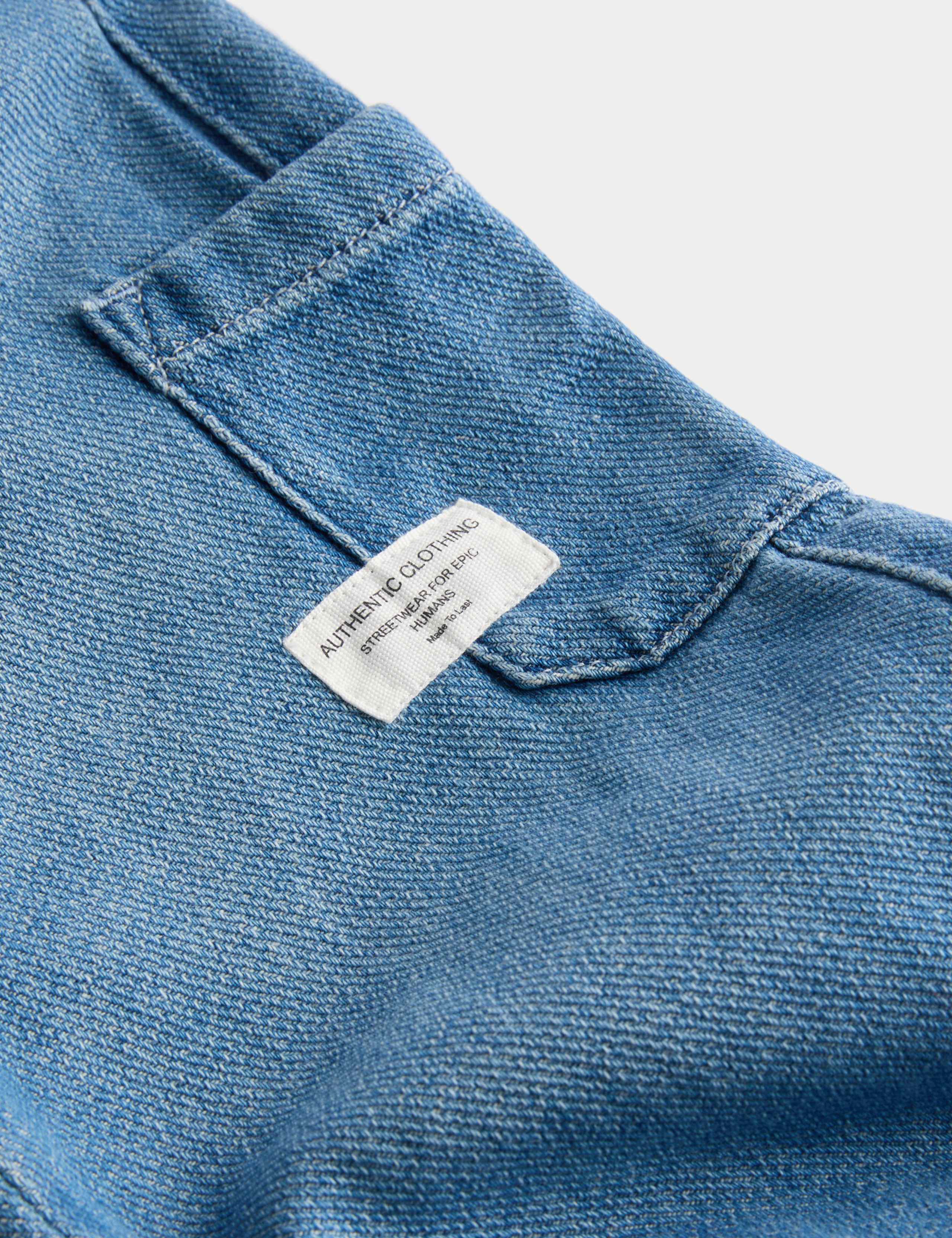 Relaxed Denim Cargo Jeans (2-8 Yrs) 2 of 3