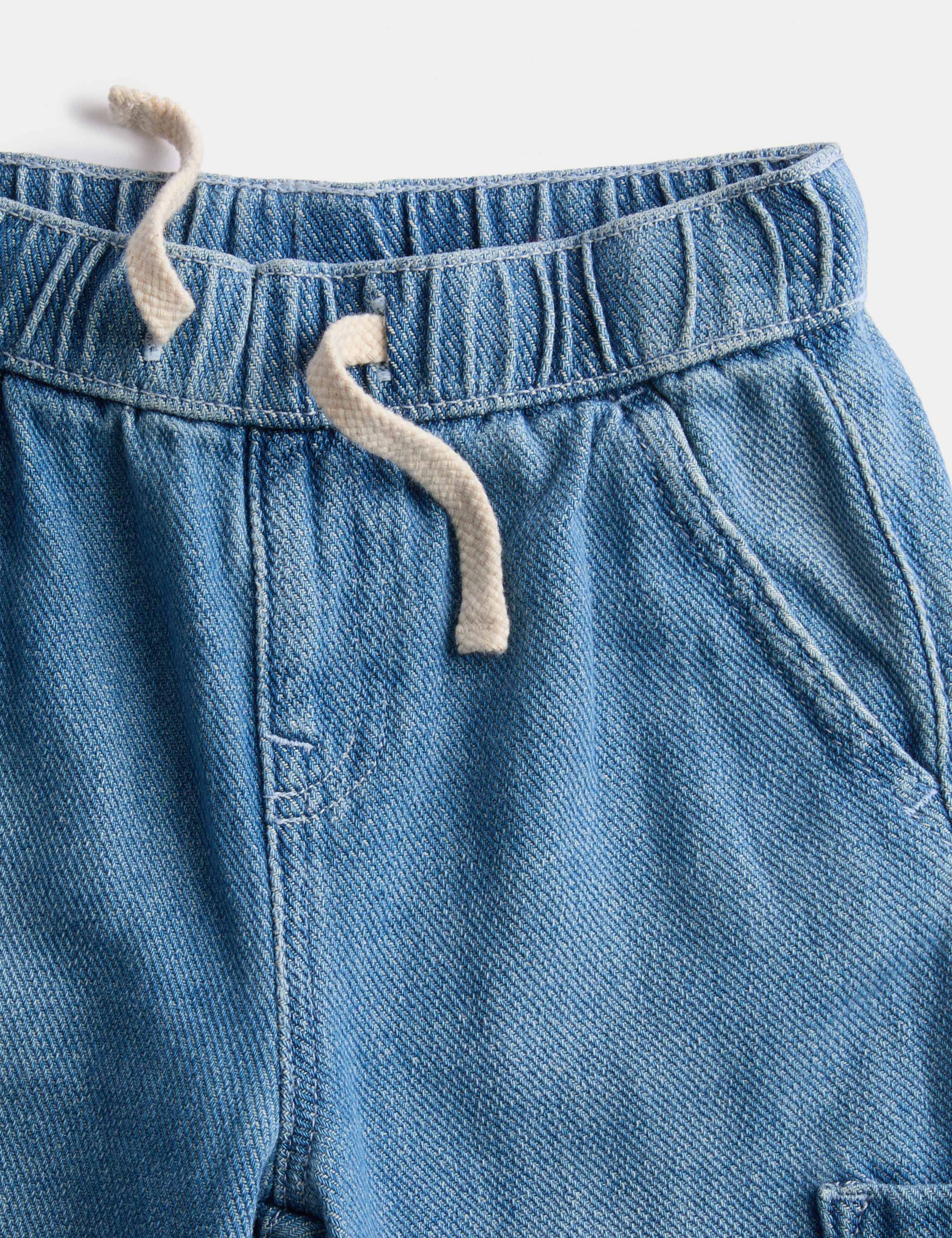Relaxed Denim Cargo Jeans (2-8 Yrs) 3 of 3