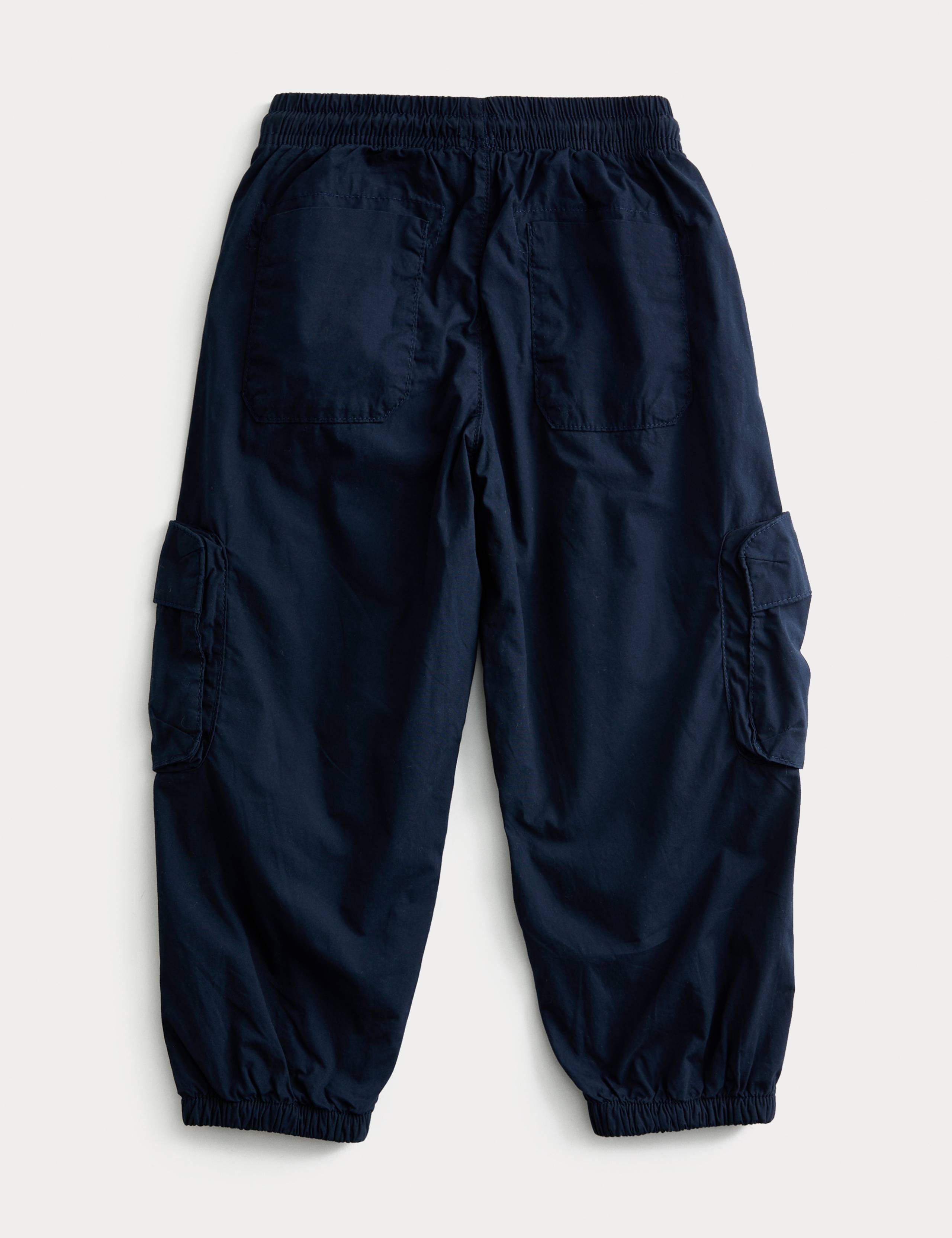 Pure Cotton Lined Cargo Joggers (2-8 Yrs) 2 of 4