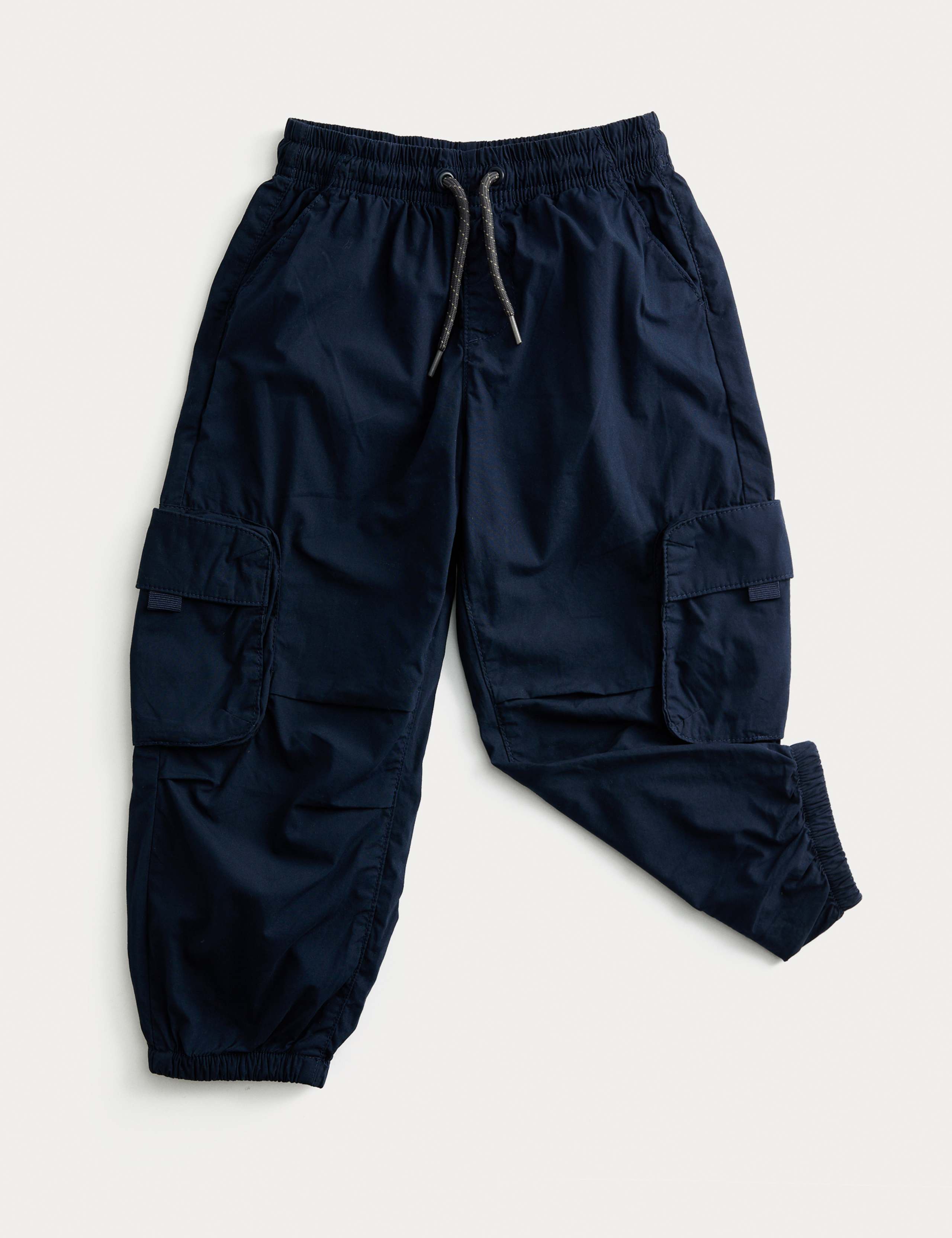 Pure Cotton Lined Cargo Joggers (2-8 Yrs) 1 of 4
