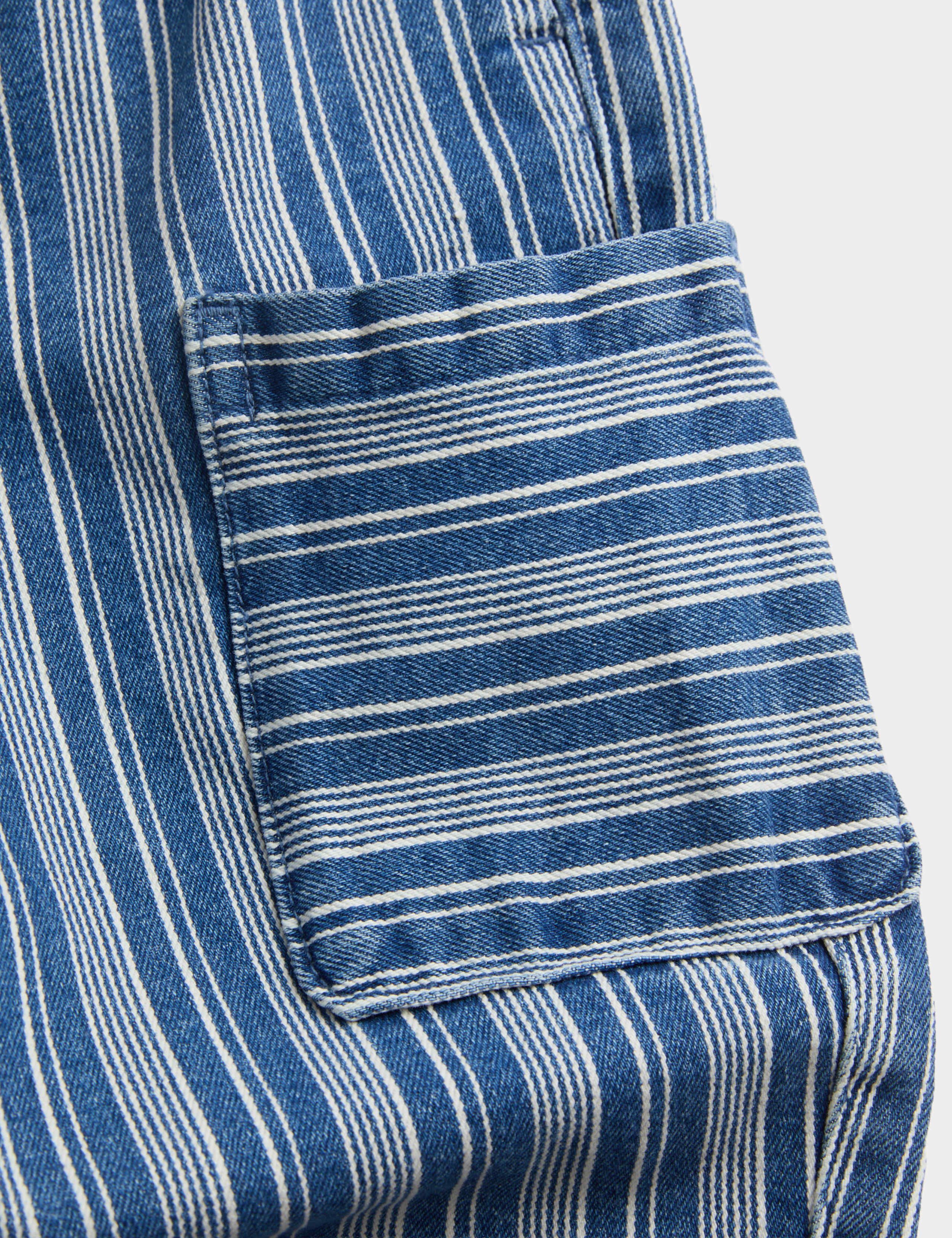 Cotton Rich Stripe Denim Jeans (2-8 Yrs) 2 of 2