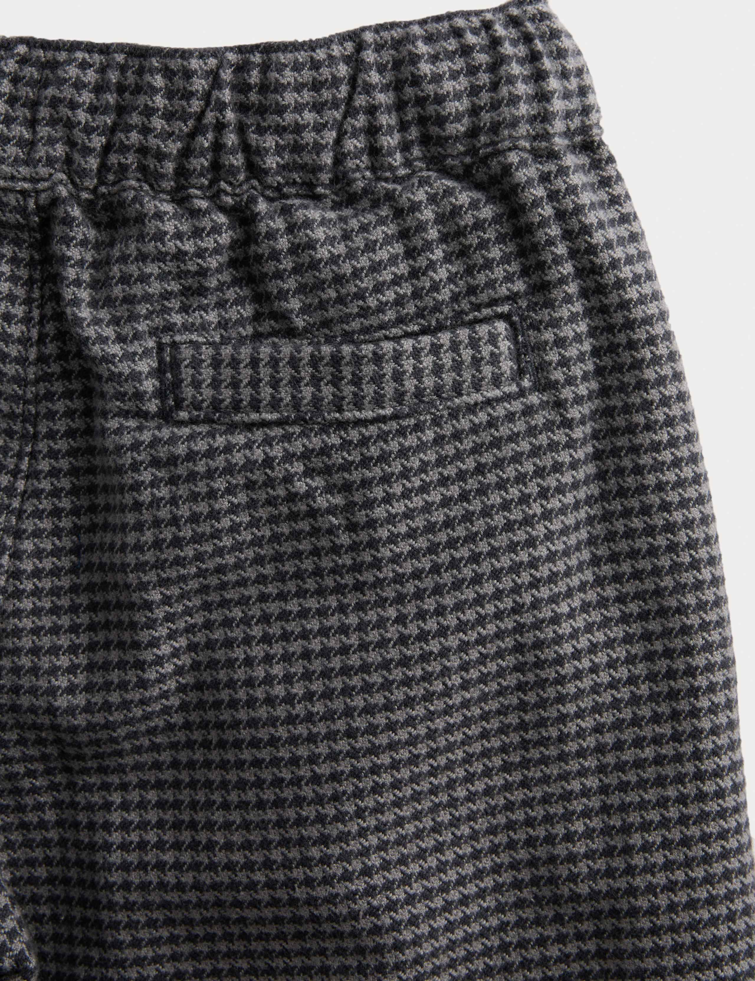 Pure Cotton Micro Check Trousers (2-8 Yrs) 3 of 3