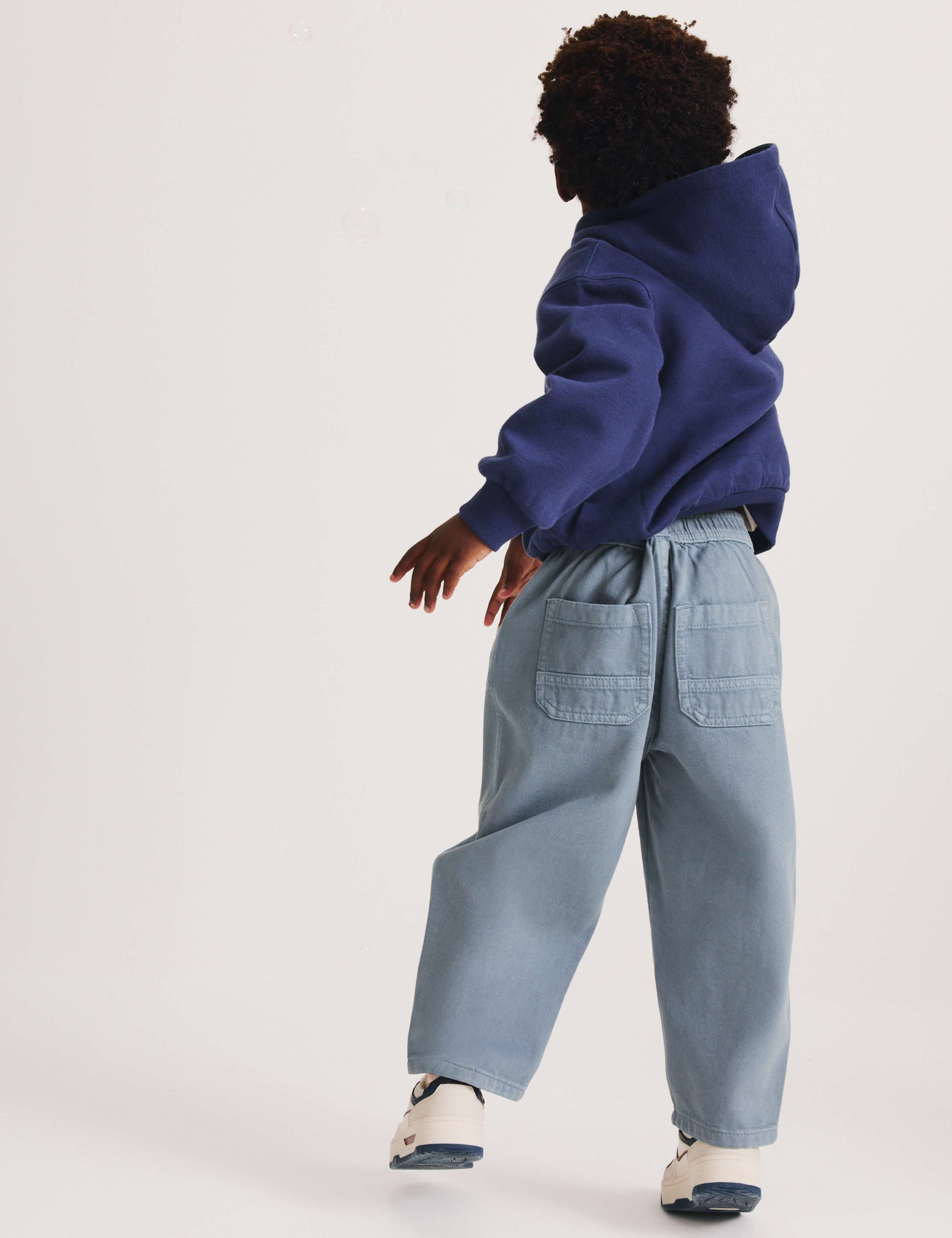 Pure Cotton Barrel Leg Jeans (2-8 Yrs) 5 of 5