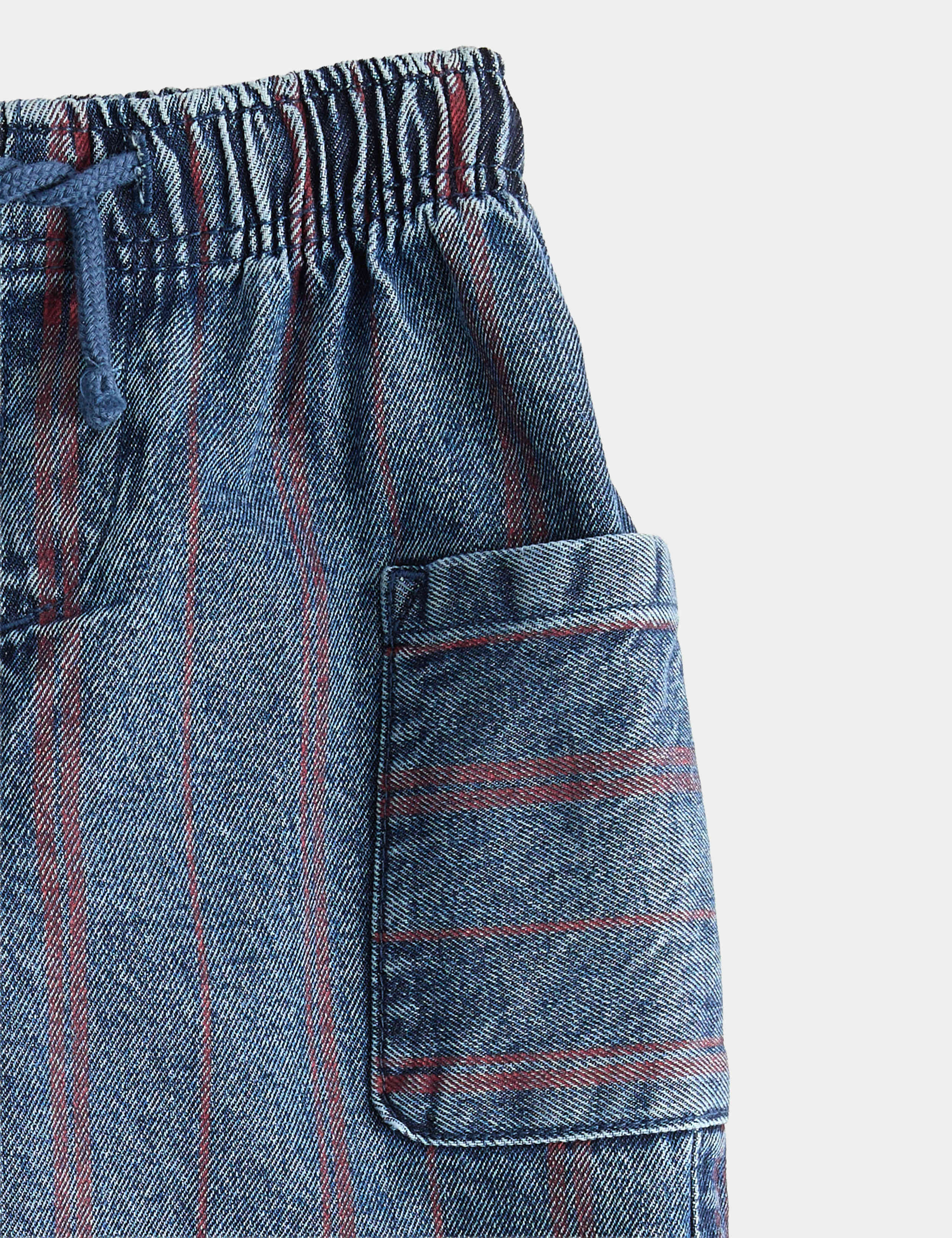 Relaxed Pure Cotton Denim Striped Jeans (2-8 Yrs) 2 of 2