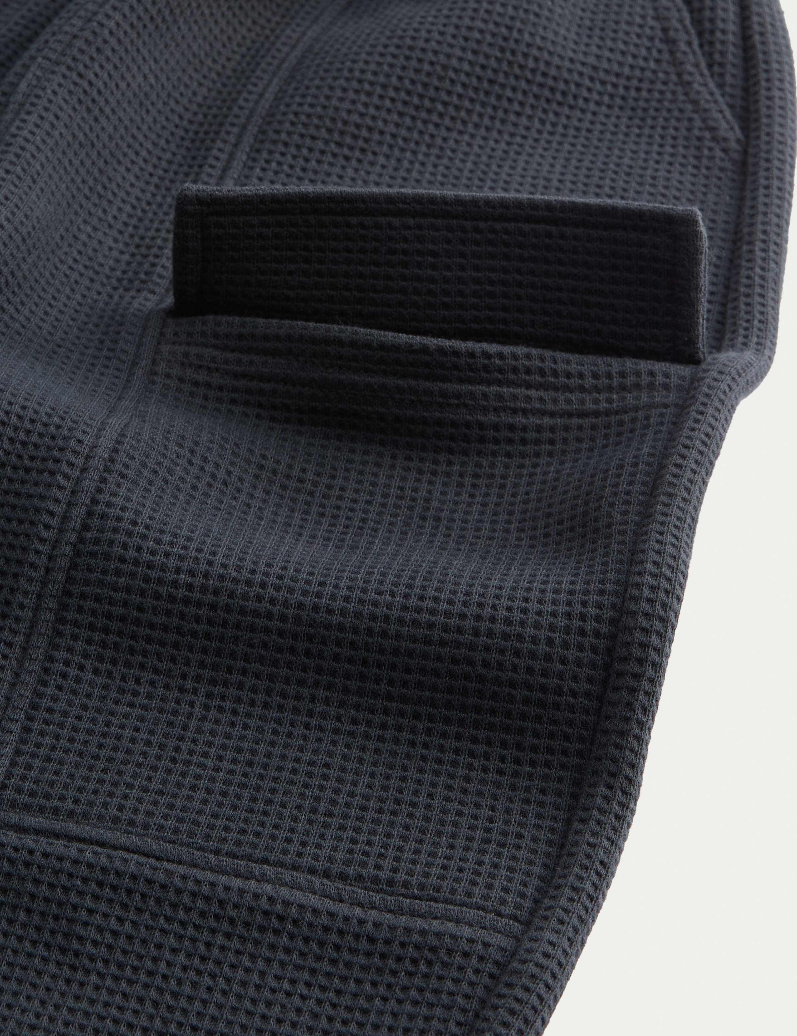 Pure Cotton Waffle Cargo Joggers 4 of 4
