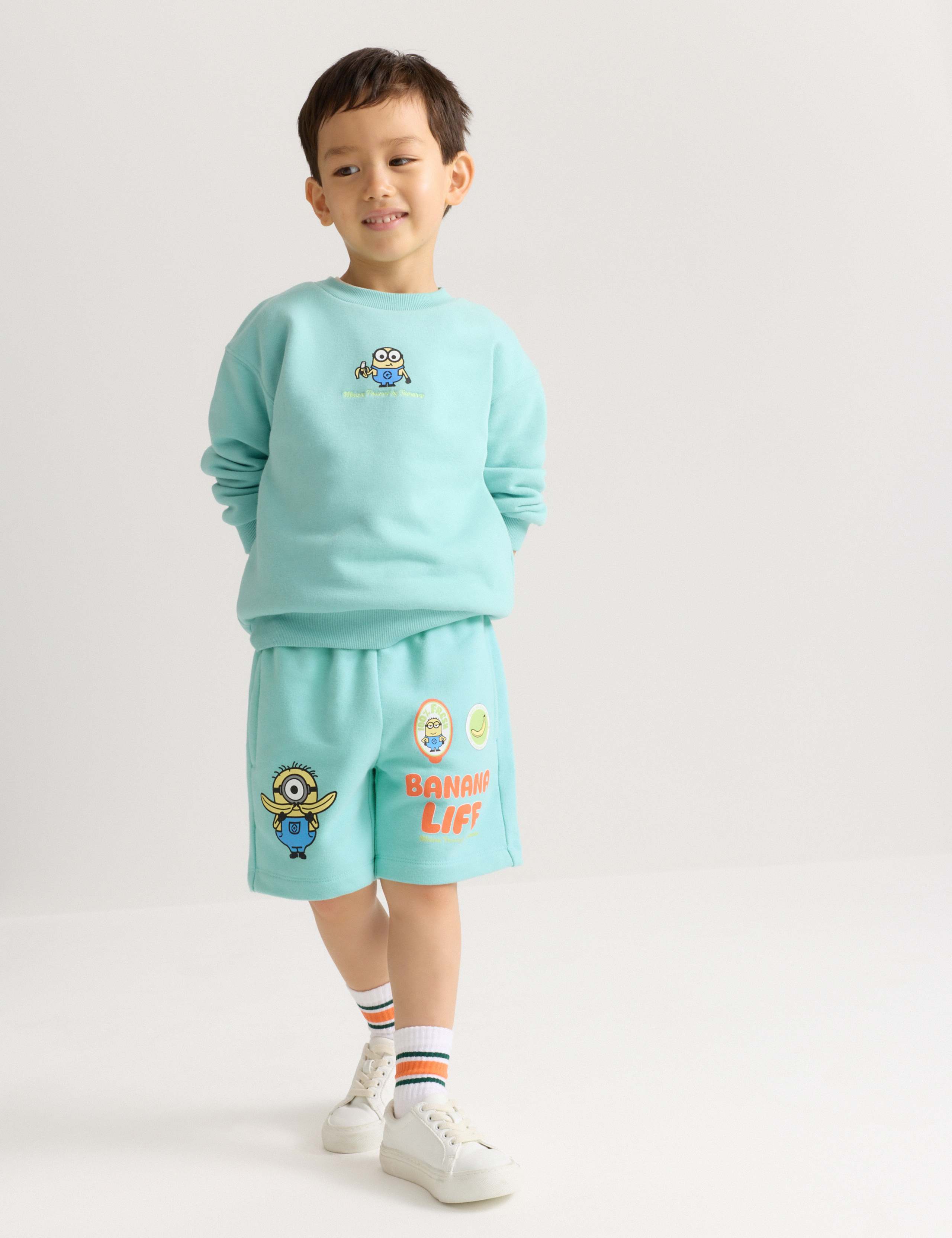 Cotton Rich Minions™ Graphic Shorts (2-8 Yrs) 3 of 5