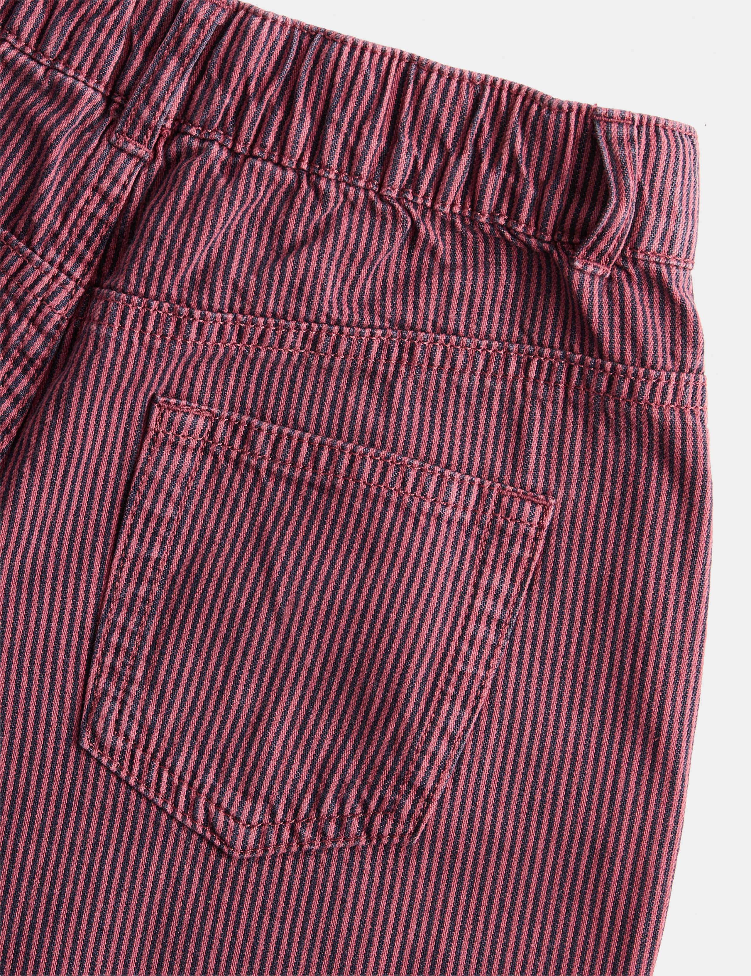 Pure Cotton Denim Striped Barrel Leg Jeans (2-8 Yrs) 2 of 2
