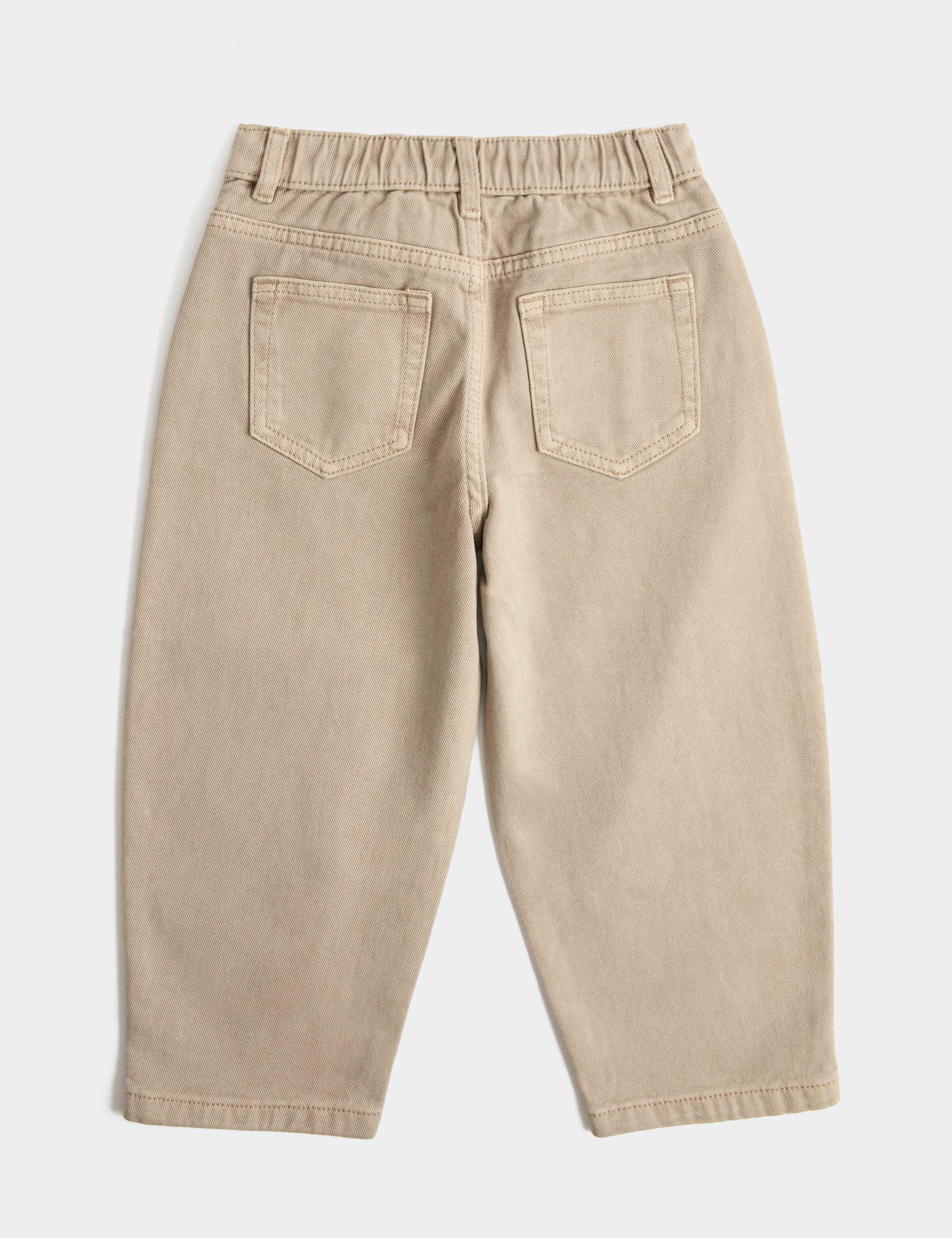 Pure Cotton Barrel Jeans (2-8 Yrs) 2 of 3