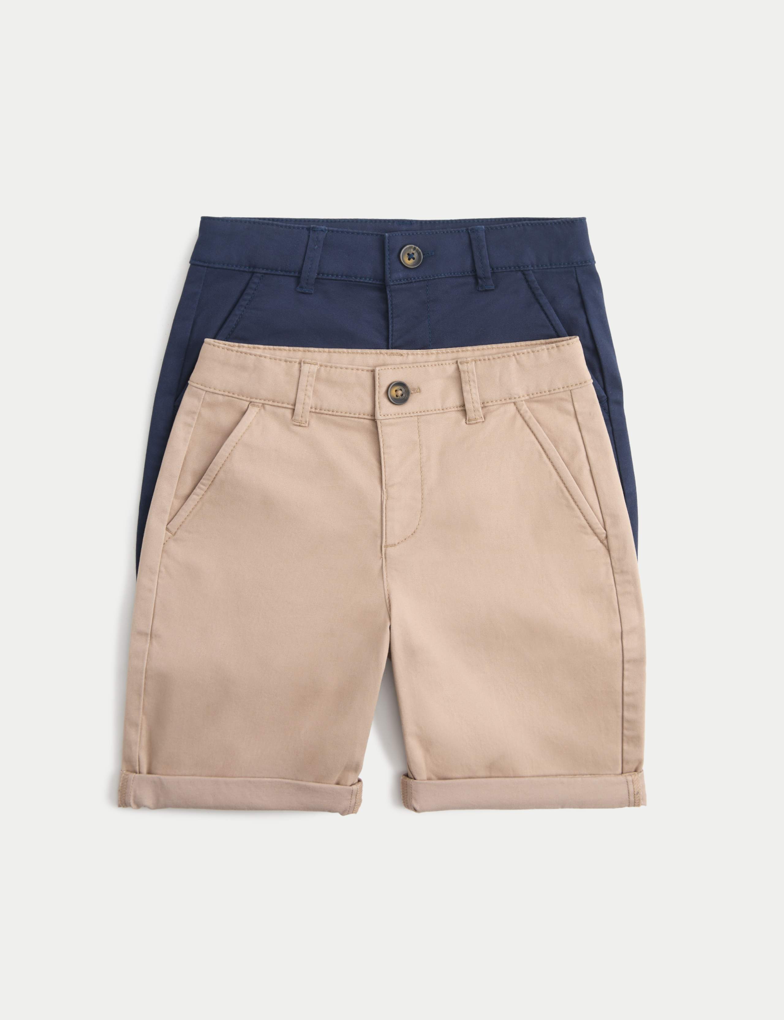 Cotton Rich Chino Shorts (2-10 Yrs) 1 of 3