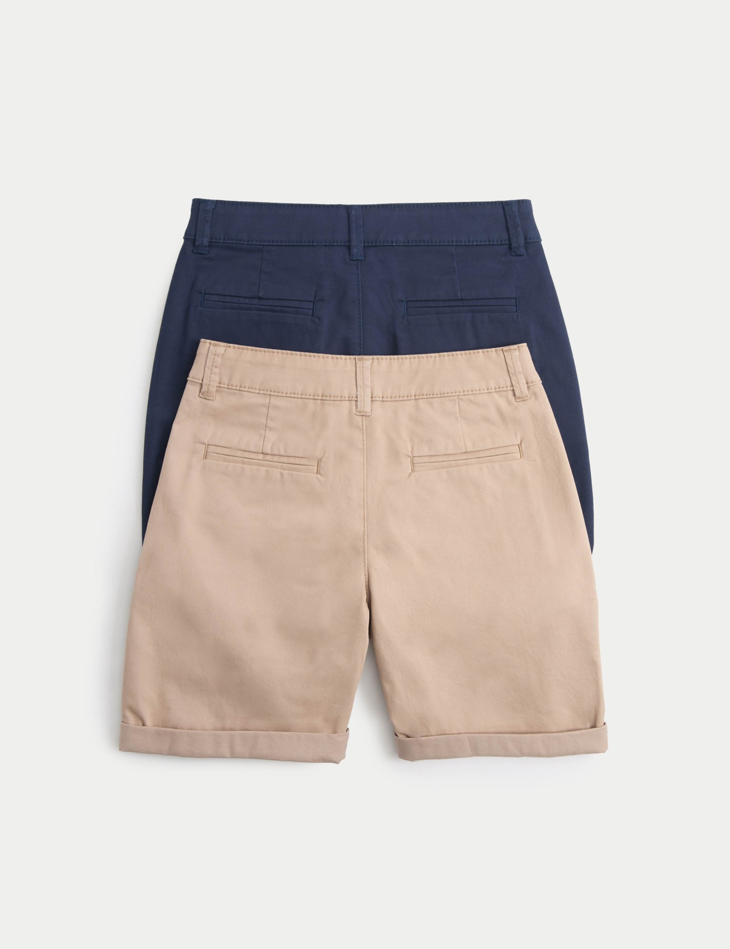 Cotton Rich Chino Shorts (2-10 Yrs) 2 of 3