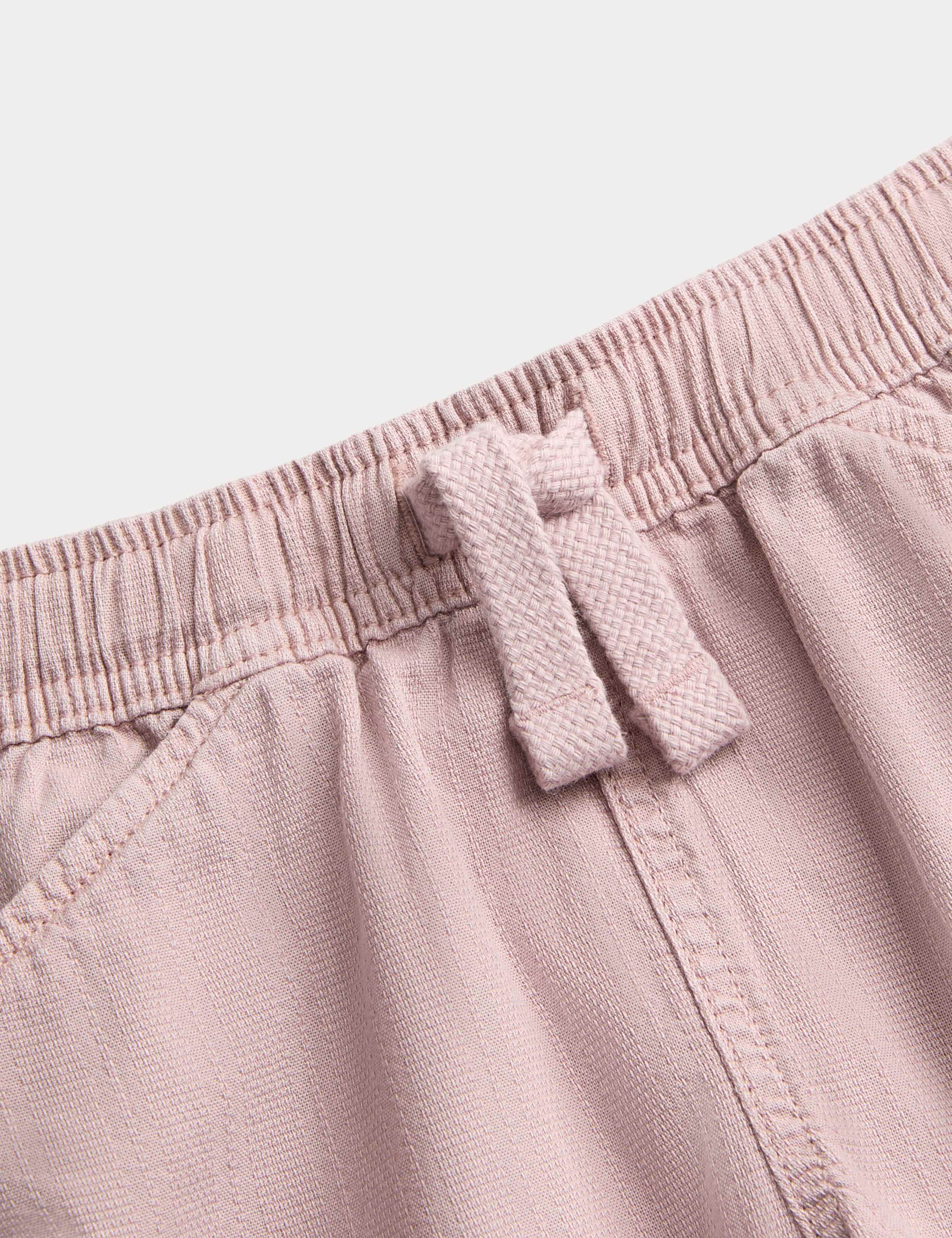 Pure Cotton Textured Shorts (2-8 Yrs) 2 of 2