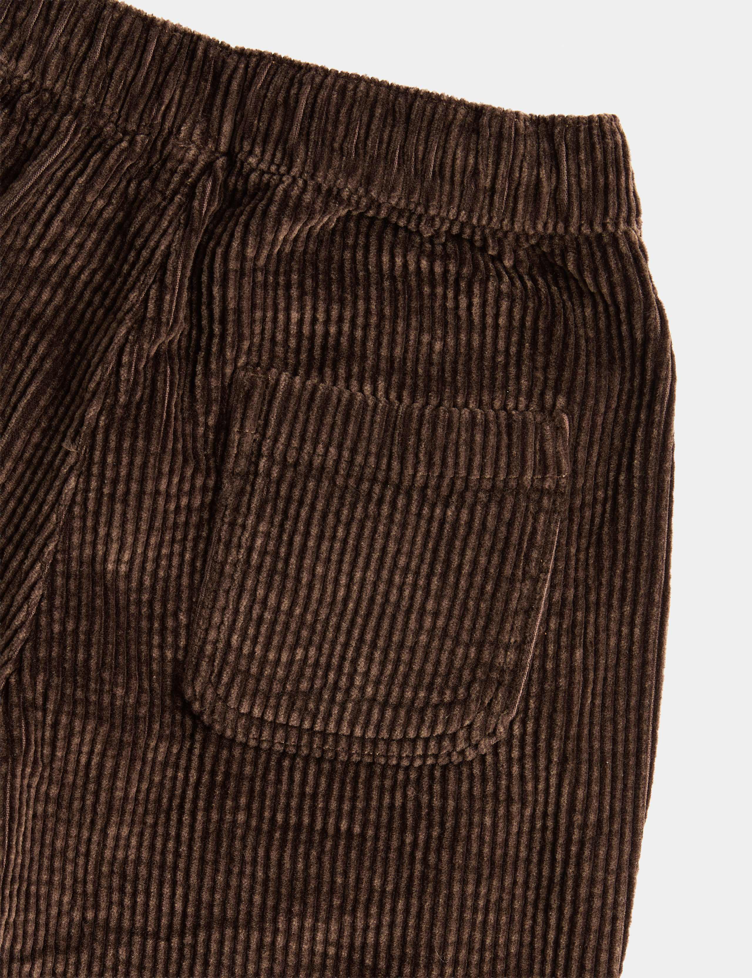 Pure Cotton Corduroy Drawstring Trousers (2-8 Yrs) 2 of 2