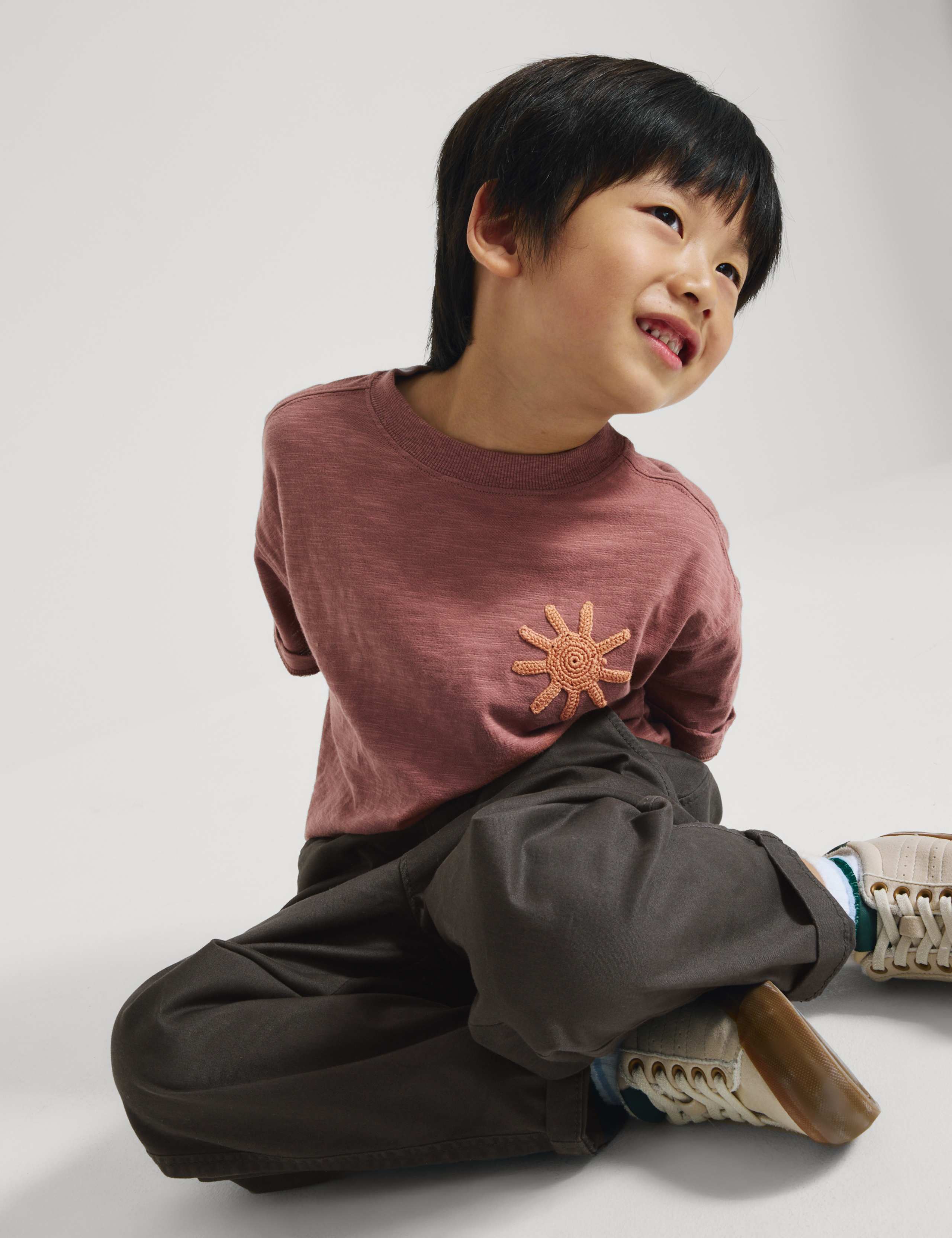 Cotton Rich Pull On Cargo Trousers (2-8 Yrs) 5 of 5
