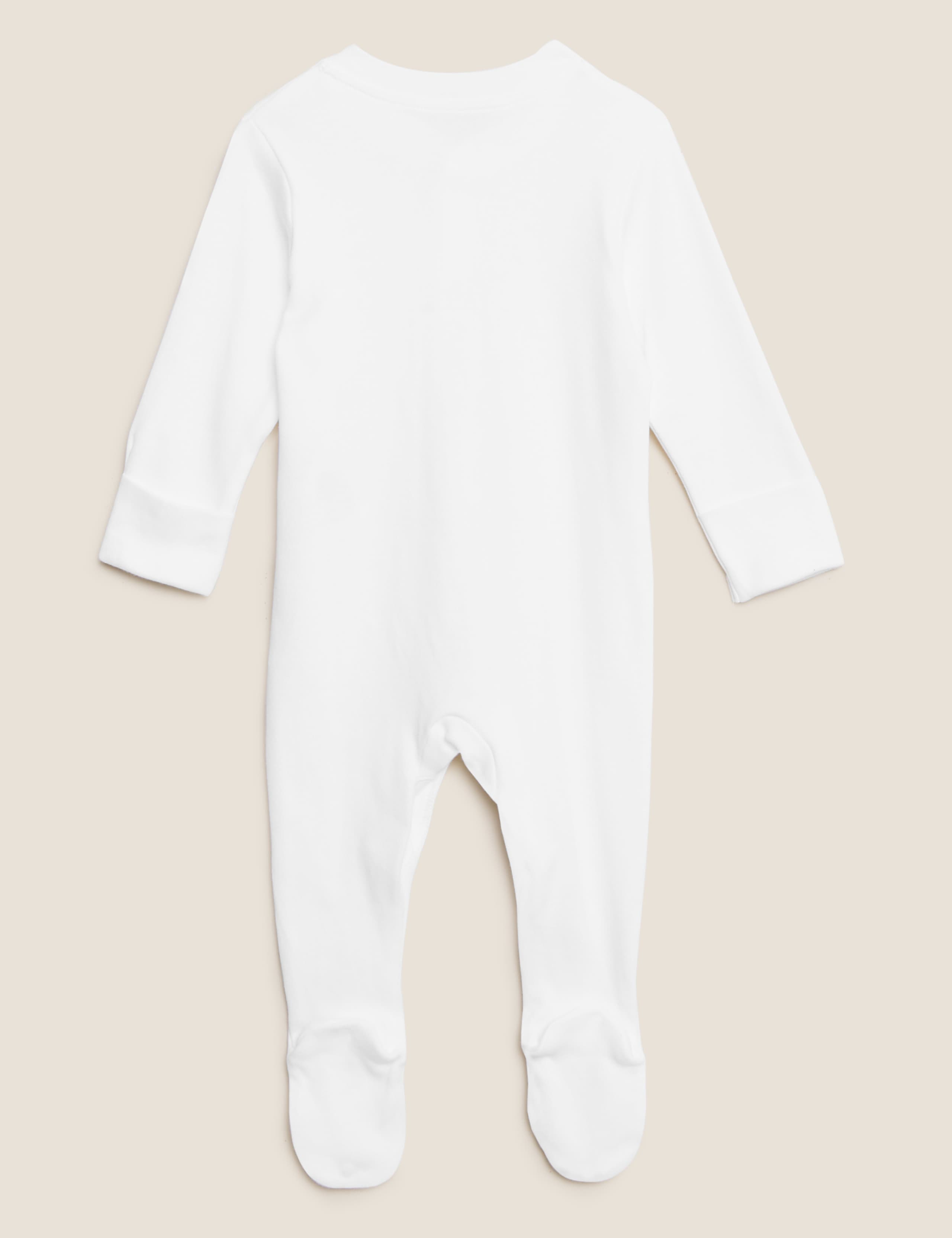 5 Pack Pure Cotton Sleepsuits (5lbs-3 Yrs) 9 of 12