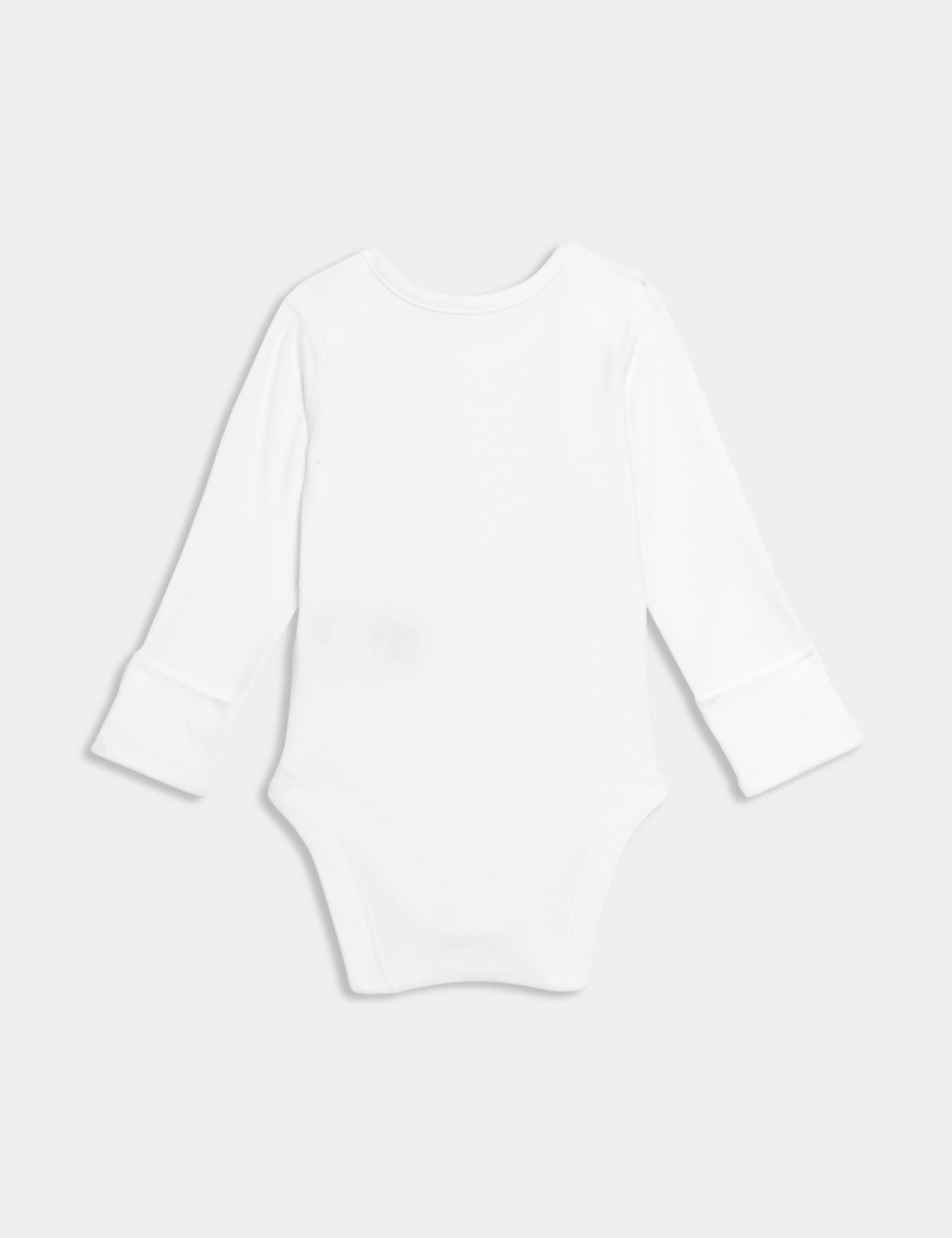 5 Pack Pure Cotton Bodysuits (5lbs - 3 Yrs) 3 of 5