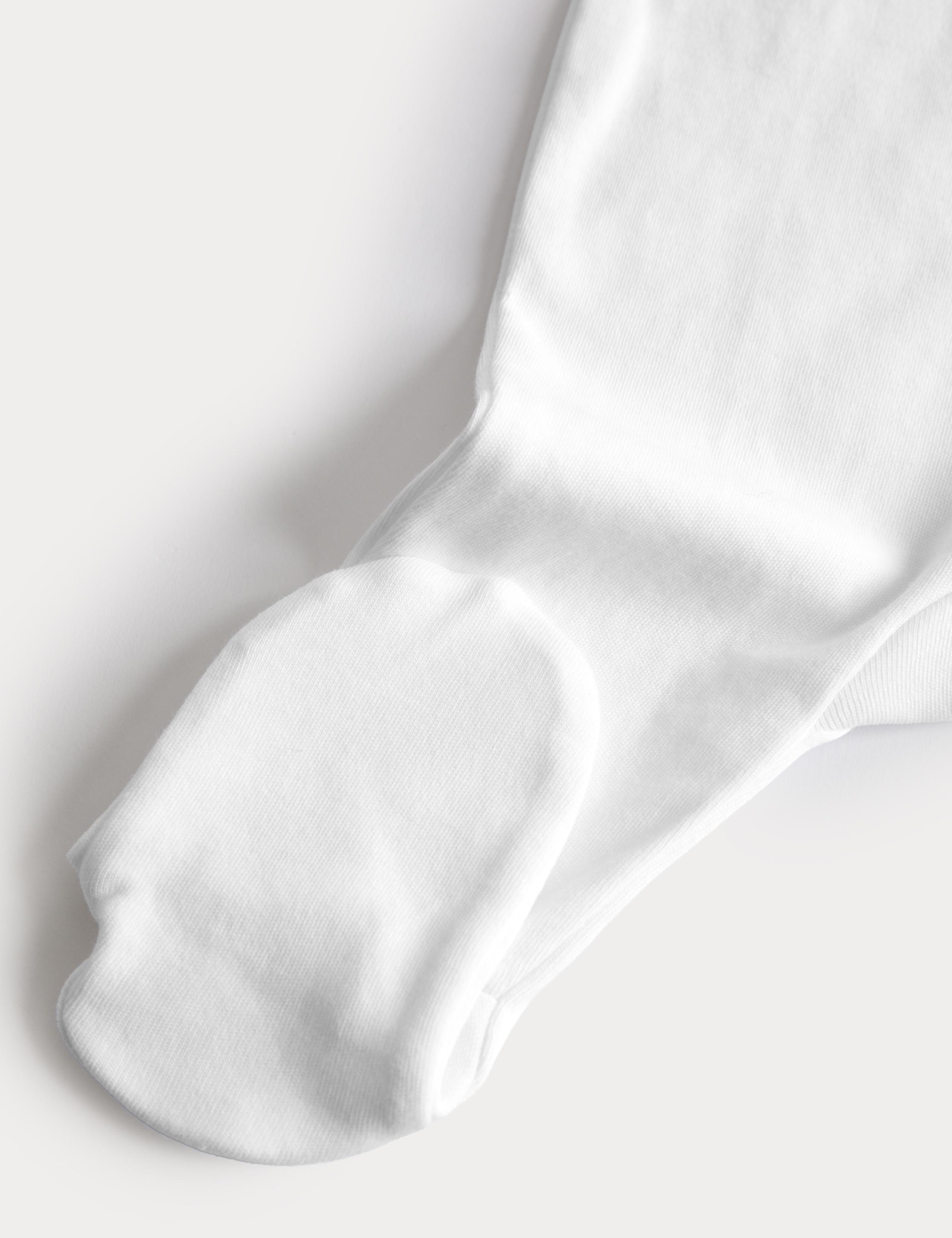 5 Pack Pure Cotton Zip Front Sleepsuits (5lbs-3 Yrs) 3 of 4