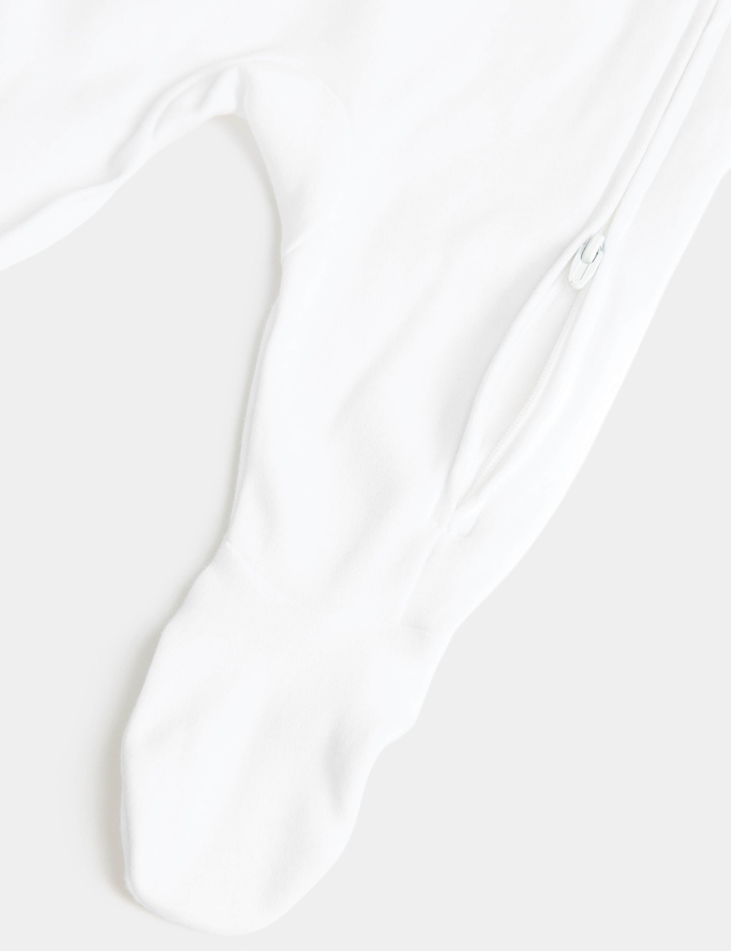 5 Pack Zip Footed Sleepsuits (Newborn-3 Yrs) 3 of 3