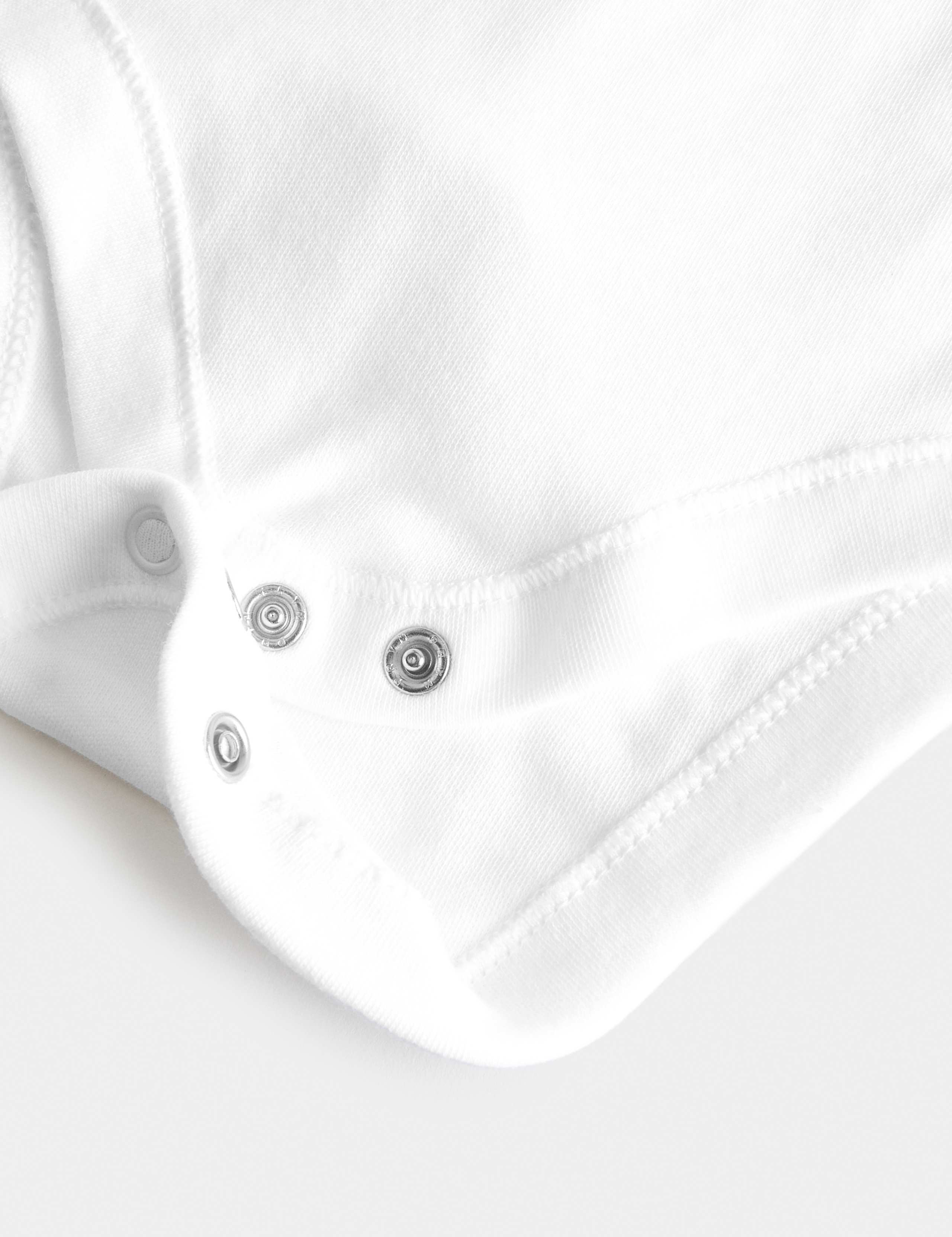 10 Pack Pure Cotton Short Sleeve Bodysuits (6½lbs-3 Yrs) 7 of 7