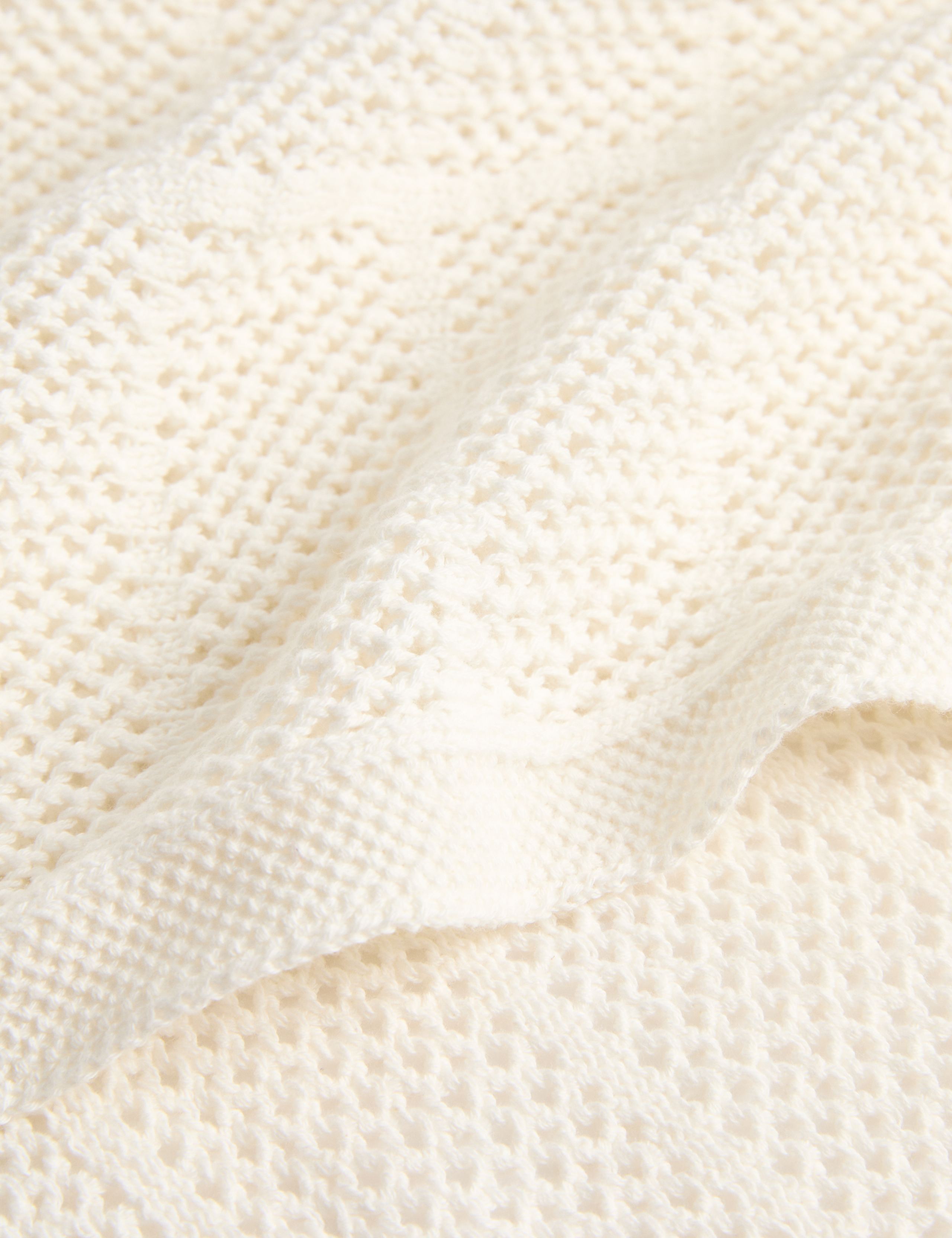 2pk Pure Cotton Cellular Shawls 2 of 2