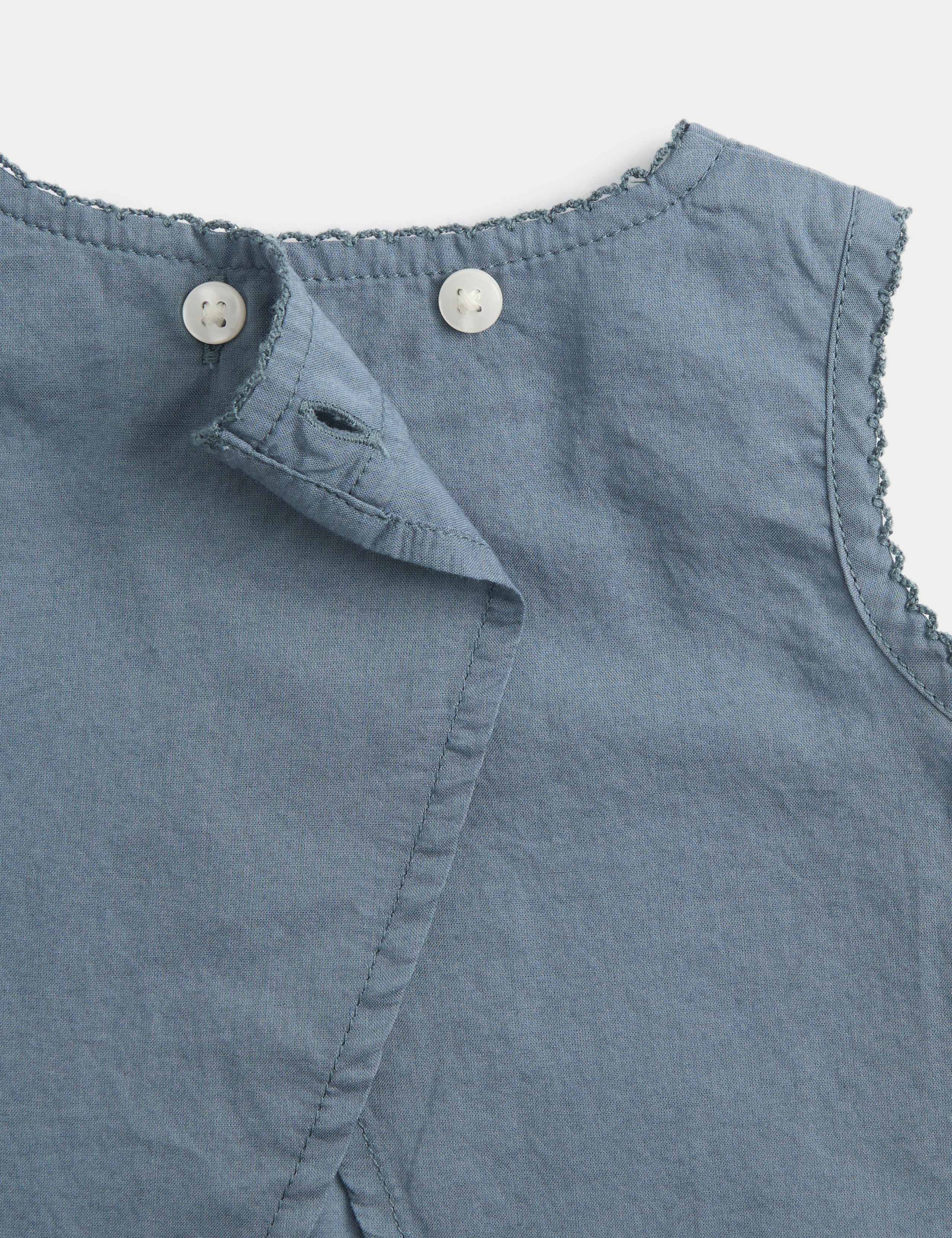 2 Piece Pure Cotton Embroidered Outfit (0-12 Mths) 3 of 3