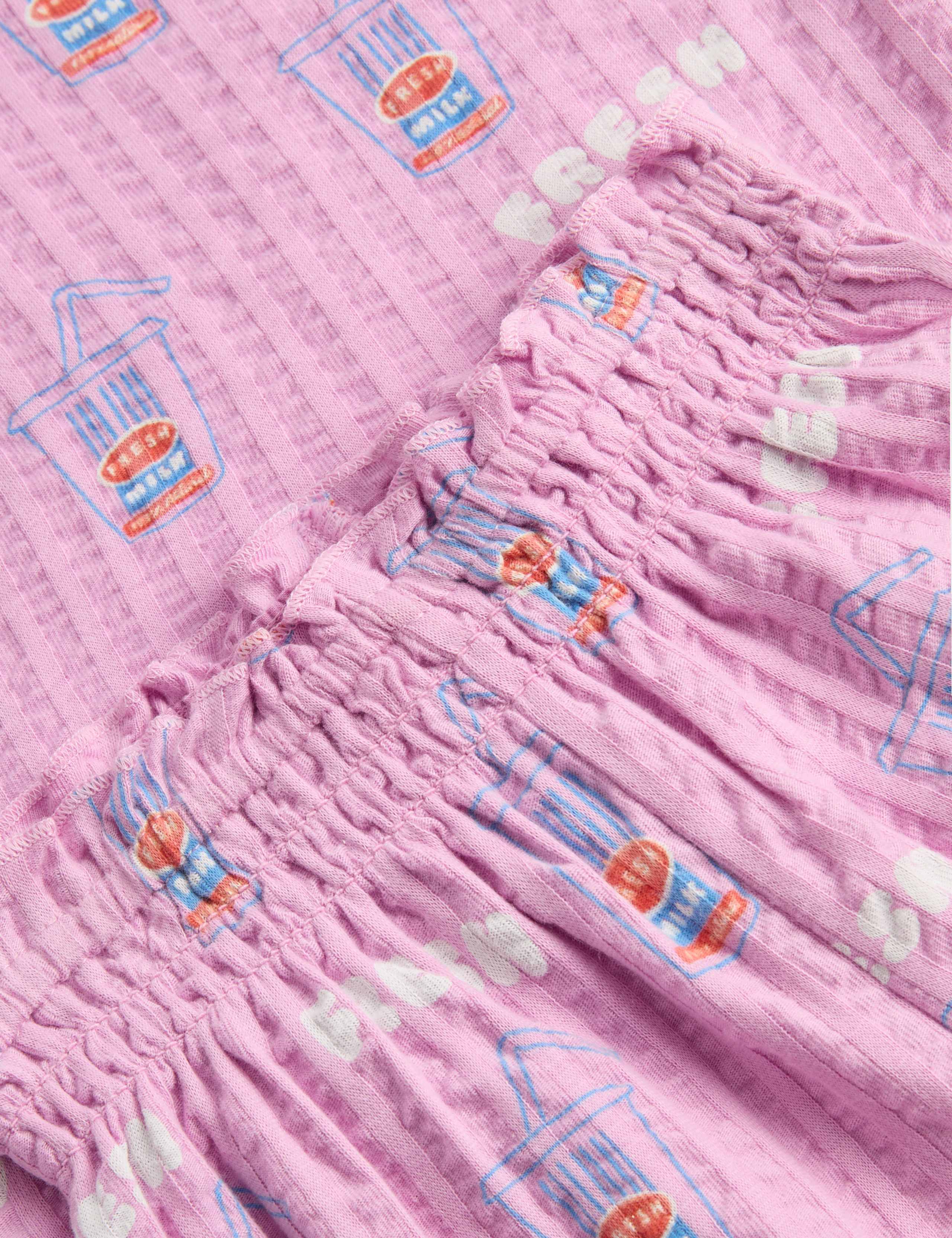 2 Piece Pure Cotton Seersucker Printed Outfit (0-3 Yrs) 2 of 3