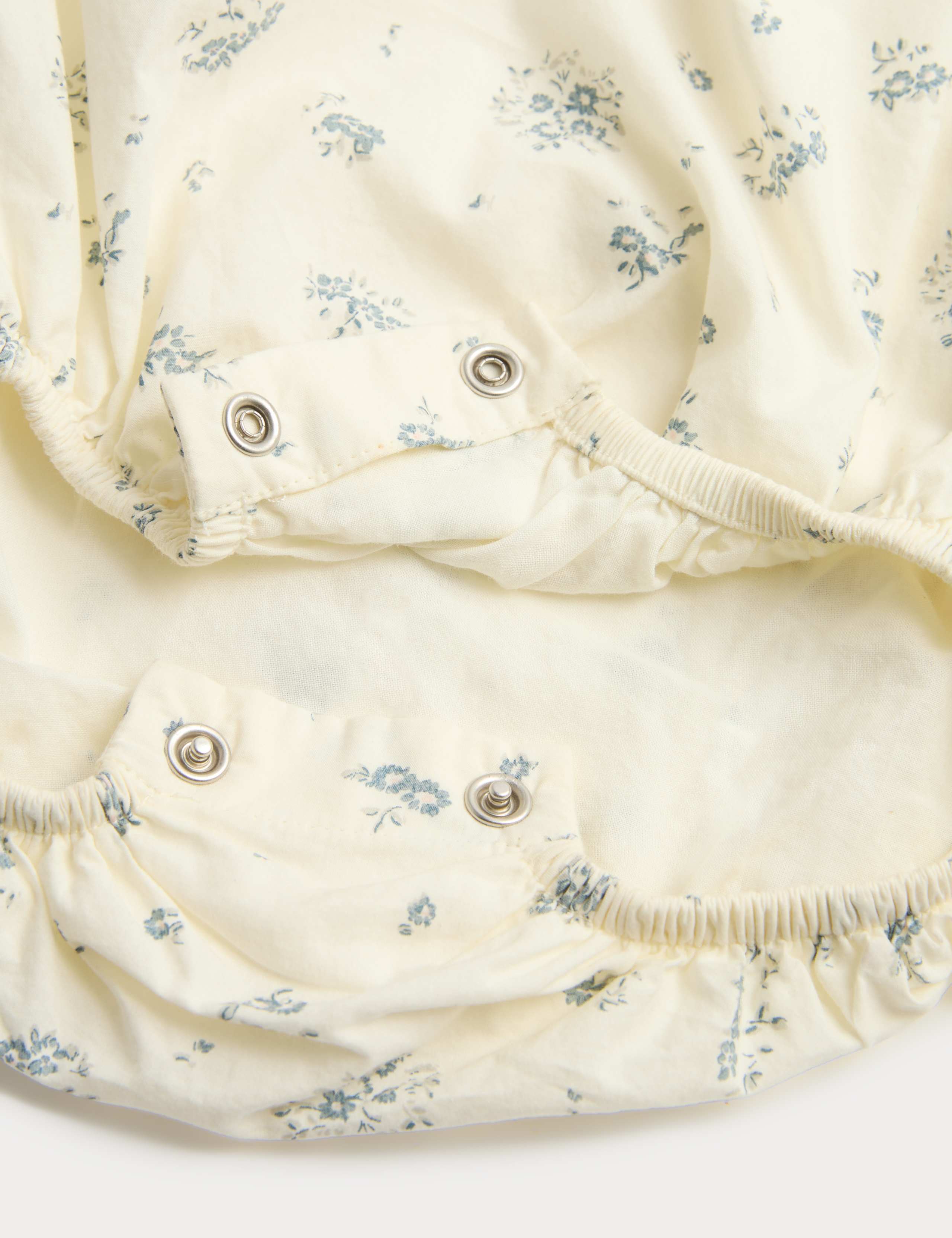 Pure Cotton Floral Long Sleeve Paddler (0-24 Mths) 2 of 3