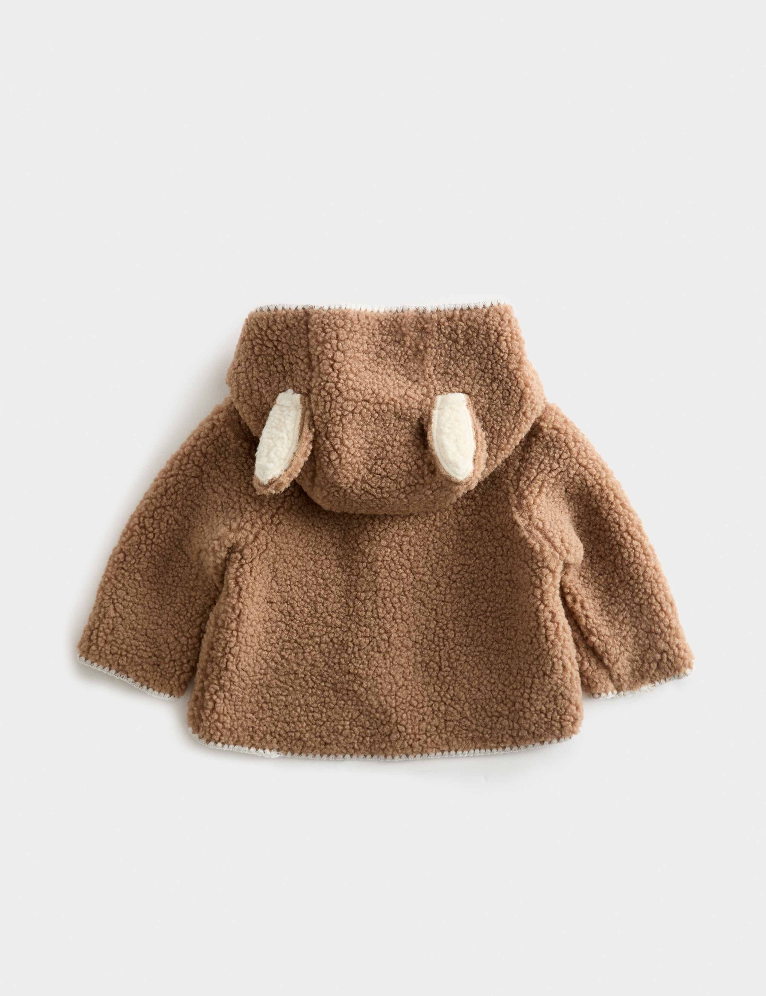 Borg Bunny Ears Jacket (0-12 Mths) 2 of 4
