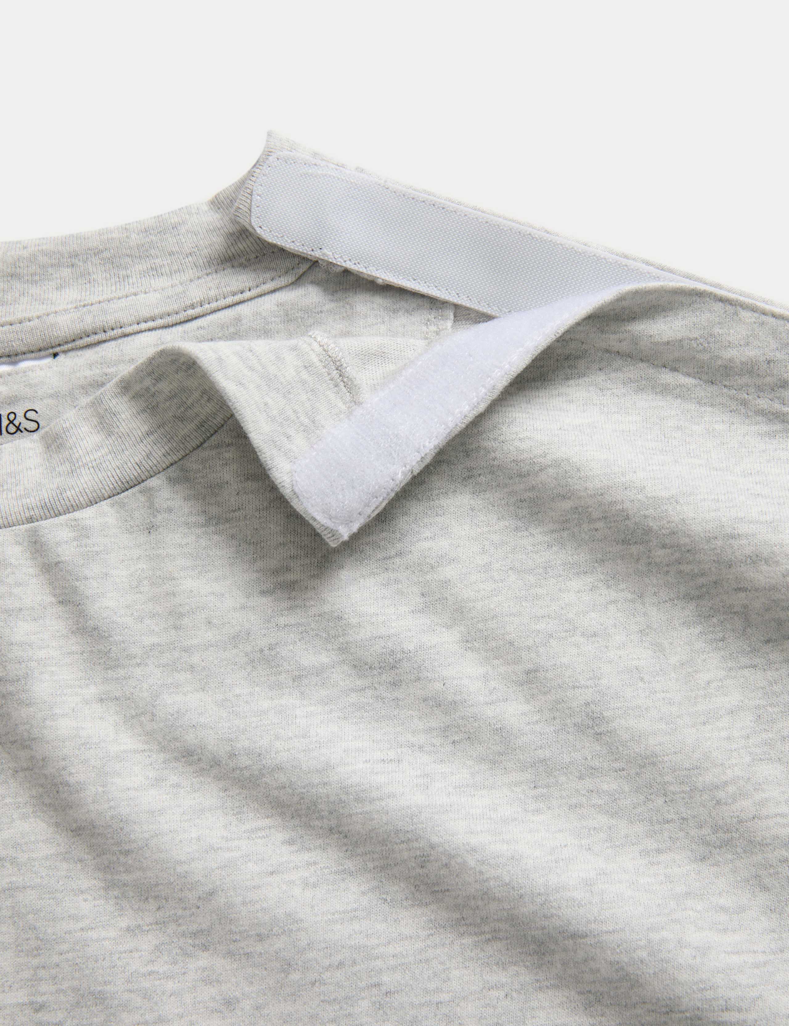 3pk Adaptive Pure Cotton Tops (2-16 Yrs) 2 of 3