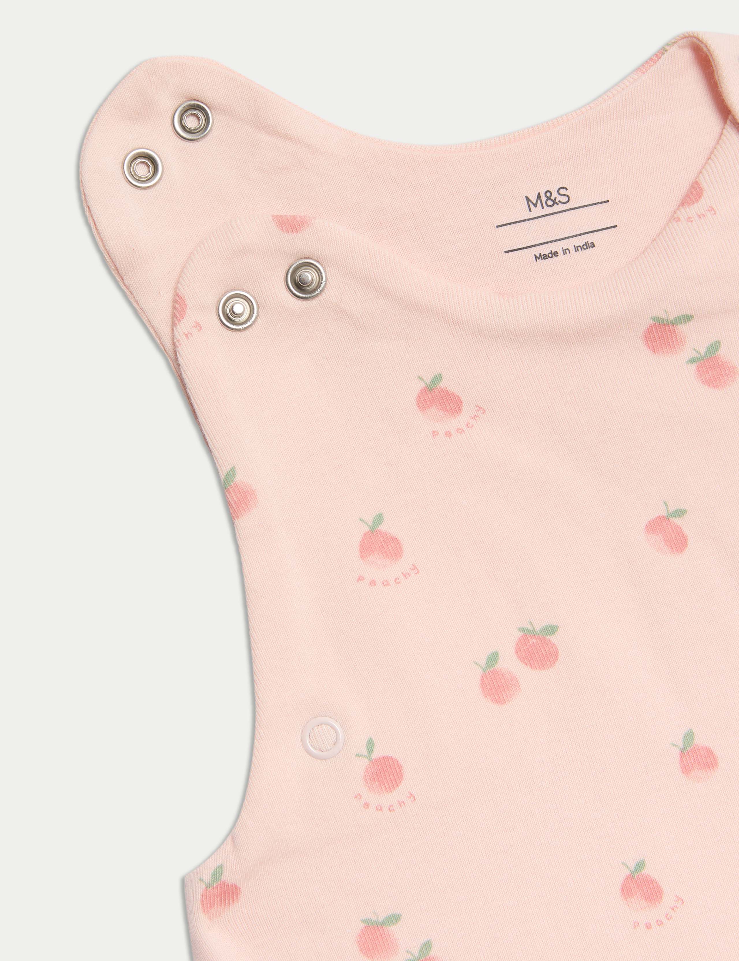 Pure Cotton Peach 1.0 Tog Sleeping Bag (0-36 Mths) 3 of 3