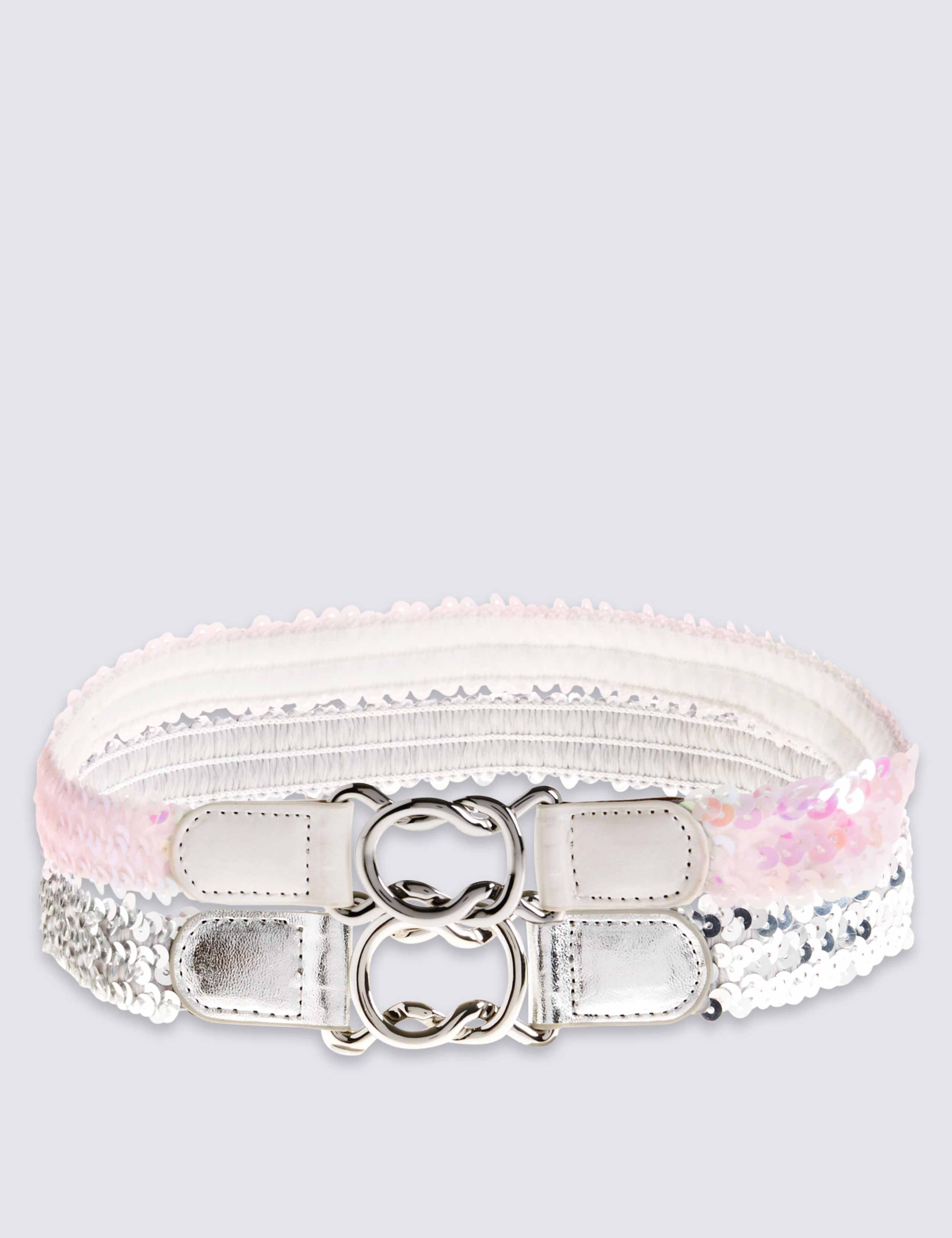 Kids' 2 Pack Sequin Hip Belt 1 of 3