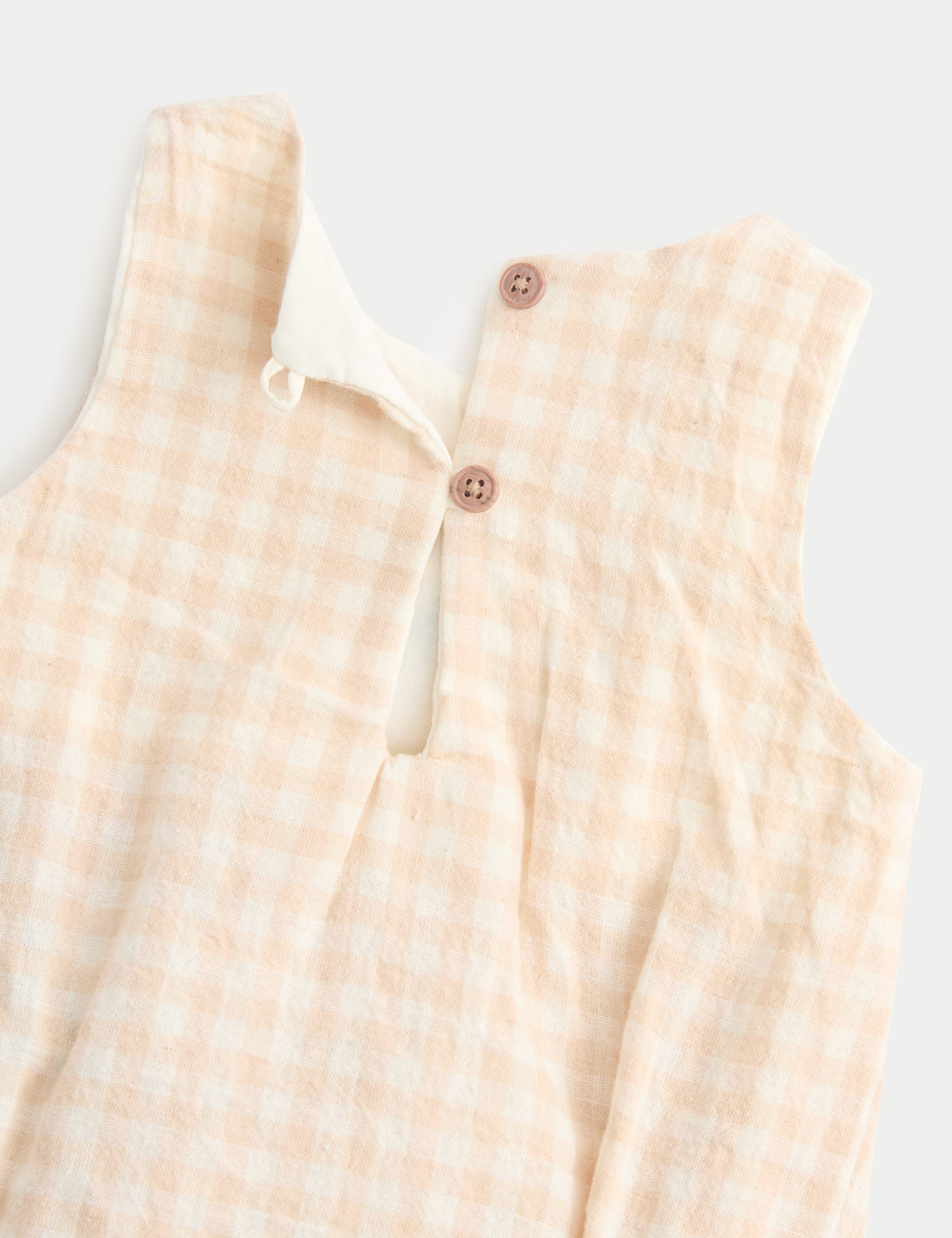 2 Piece Peter Rabbit™ Flopsy Checked Paddler with Hat (0-24 Mths) 2 of 3