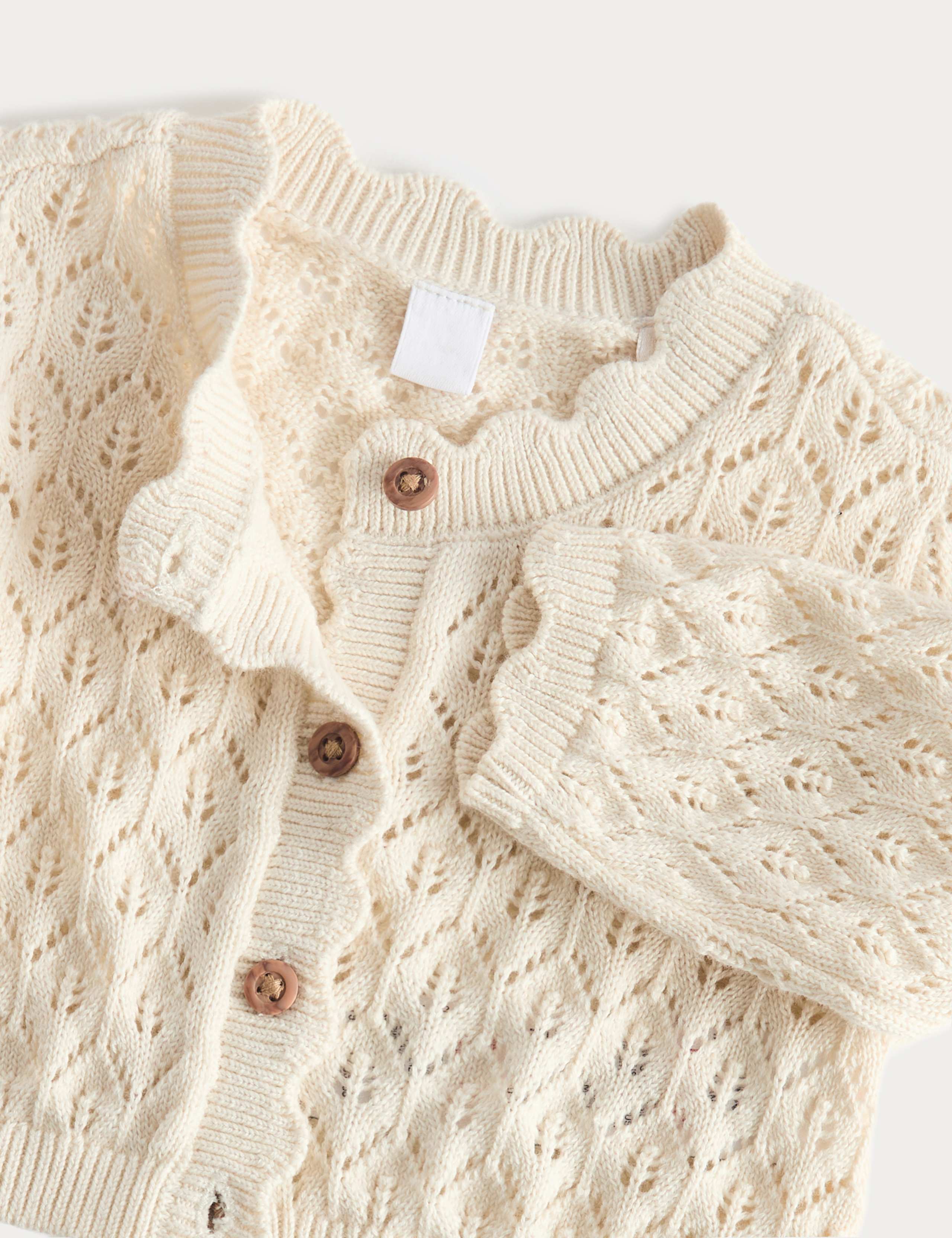 Pure Cotton Cardigan (7lbs -12 Mths) 2 of 2