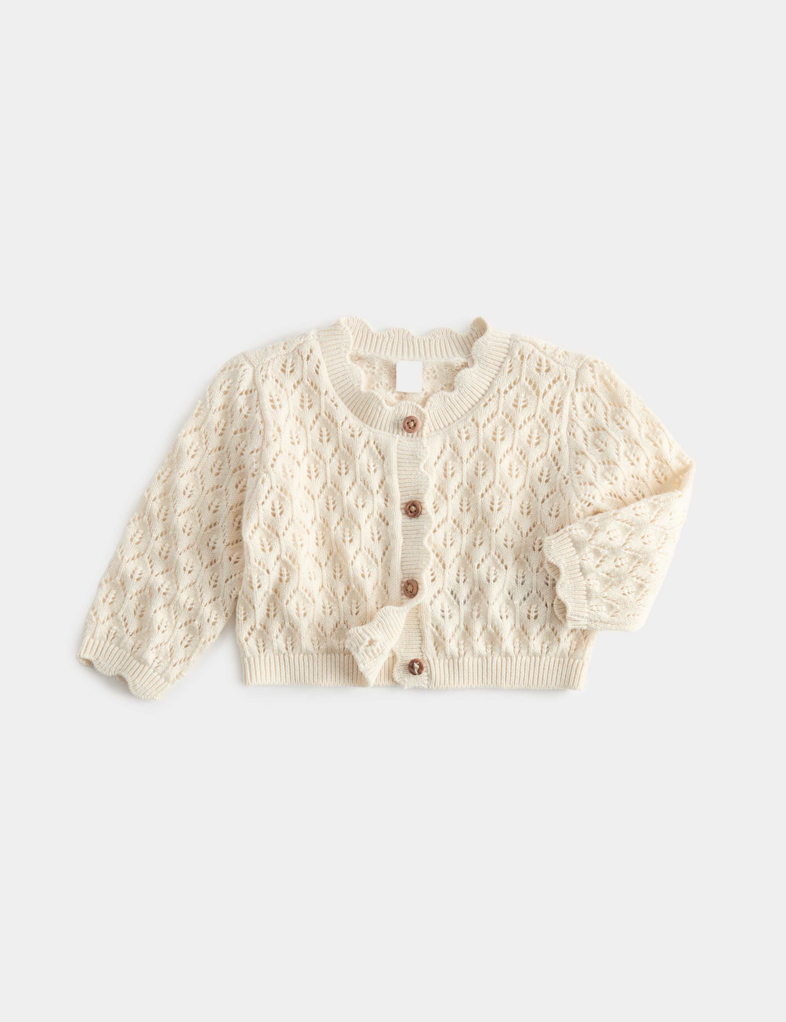 Pure Cotton Cardigan (7lbs -12 Mths) 1 of 2