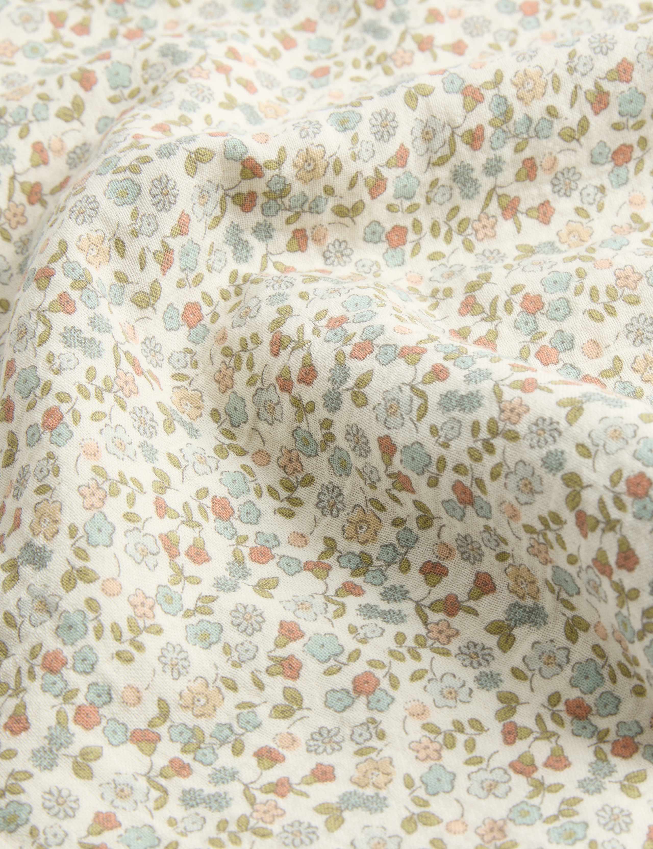 3 Pack Pure Cotton Floral Muslins 2 of 2