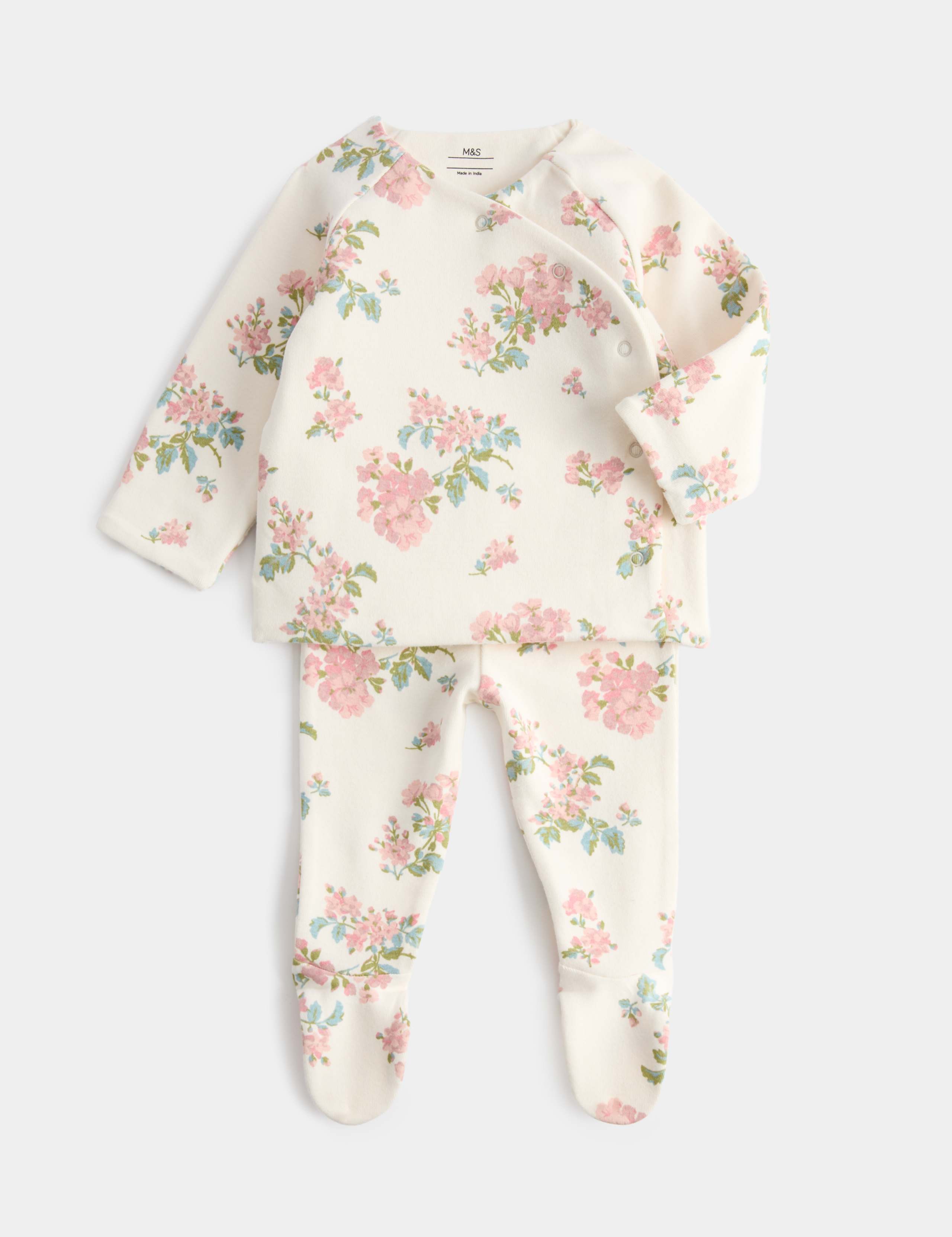 2 Piece Cotton Rich Jersey Outfit (7lbs - 12 Mths) 1 of 2