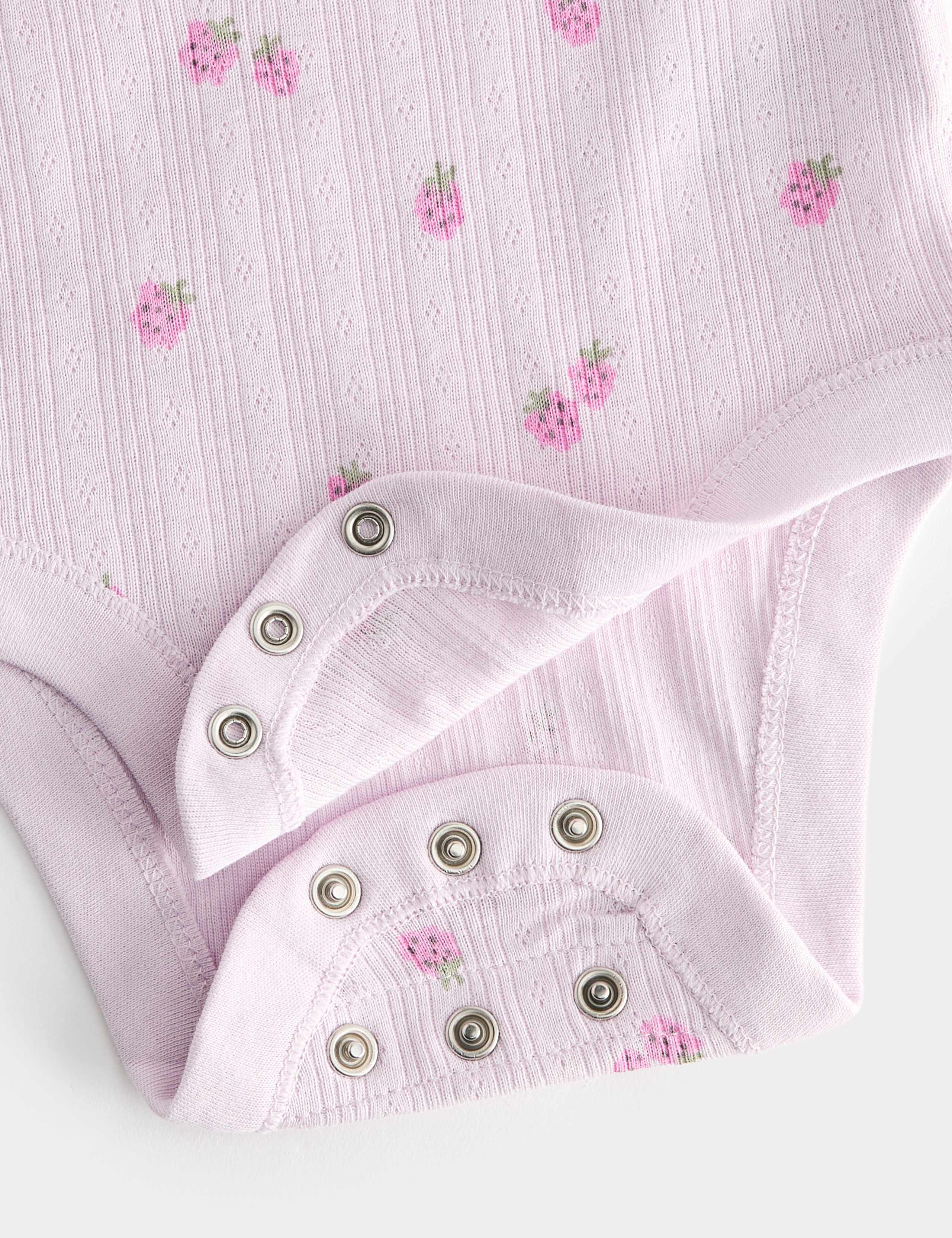 3 Pack Pure Cotton Printed Bodysuits (6½lbs-3 Yrs) 3 of 3