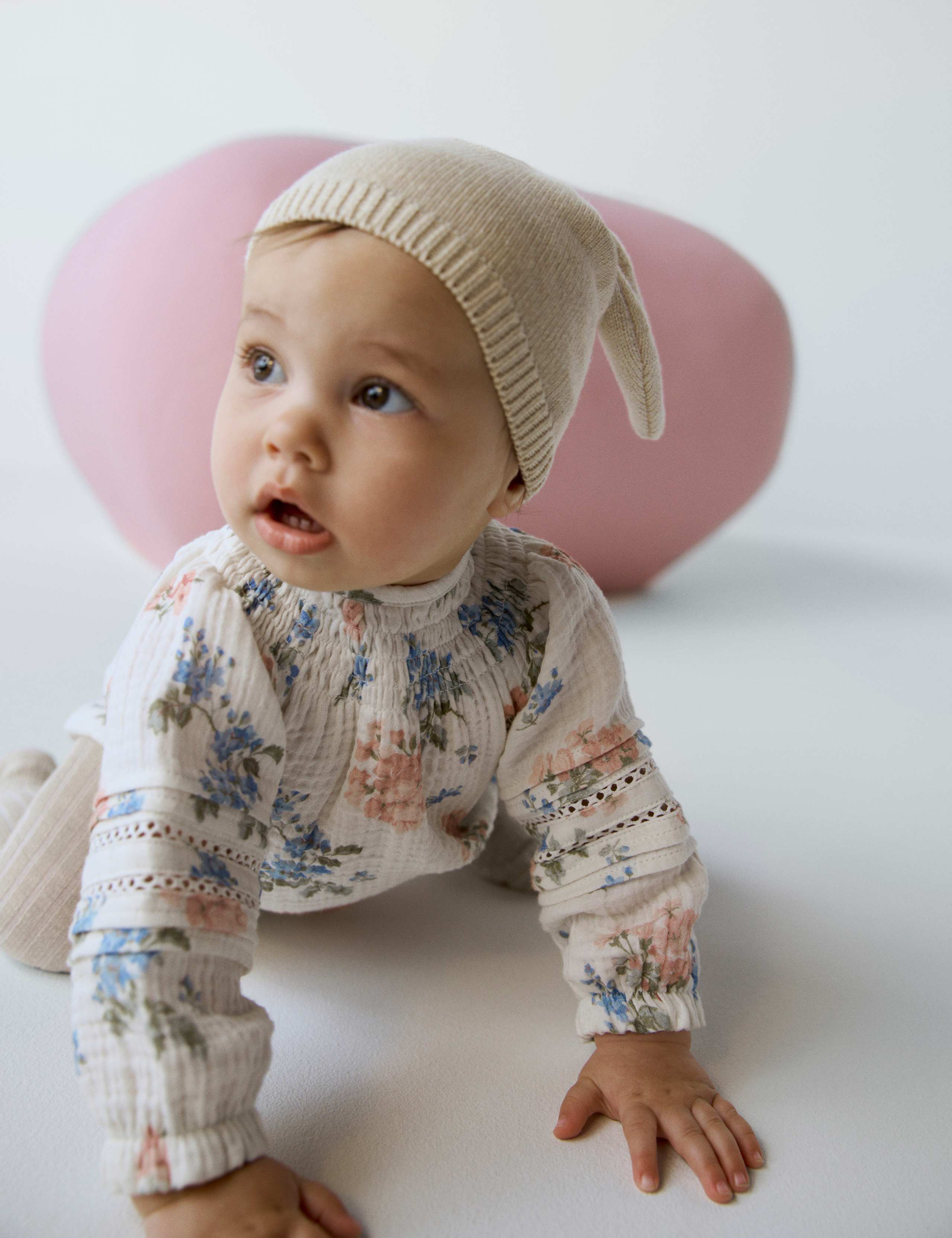 Cute RascalsÂ® Baby Clothes Mimi's Girl With Wreath Flowers Leaves